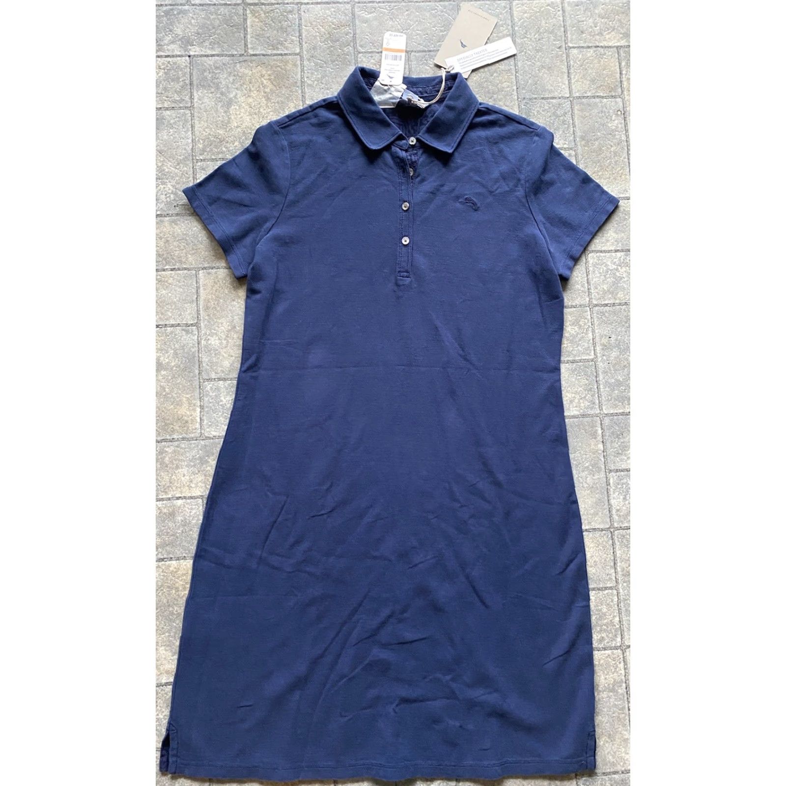 Tommy Bahama Tommy Bahama Paradise Classic Polo Dress Women’s Size S Island Navy Dress/Blue Short Sleeve NWT Size S / US 4 / IT 40 - 2 Thumbnail