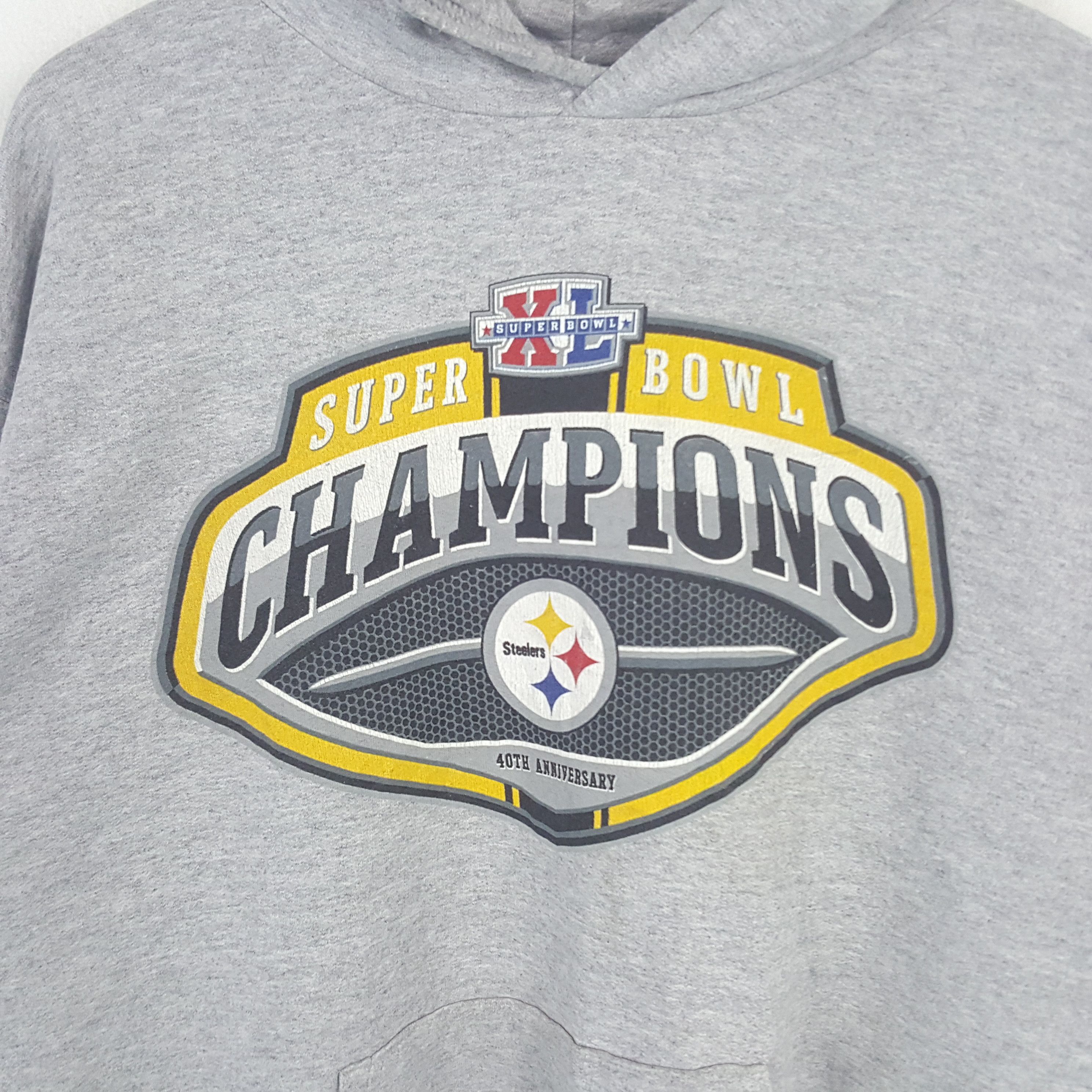 Reebok × Vintage Steeler Super Bowl Champions Sportswear Sweatshirt Hoodie Size US L / EU 52-54 / 3 - 2 Thumbnail