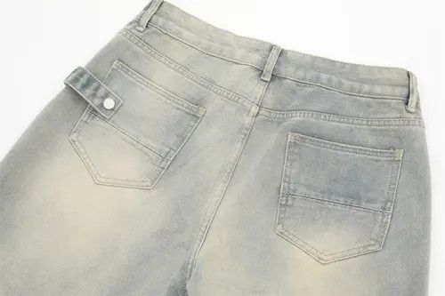 VIBE Men's street style punk distressed washed jeans Size US 32 / EU 48 - 5 Thumbnail