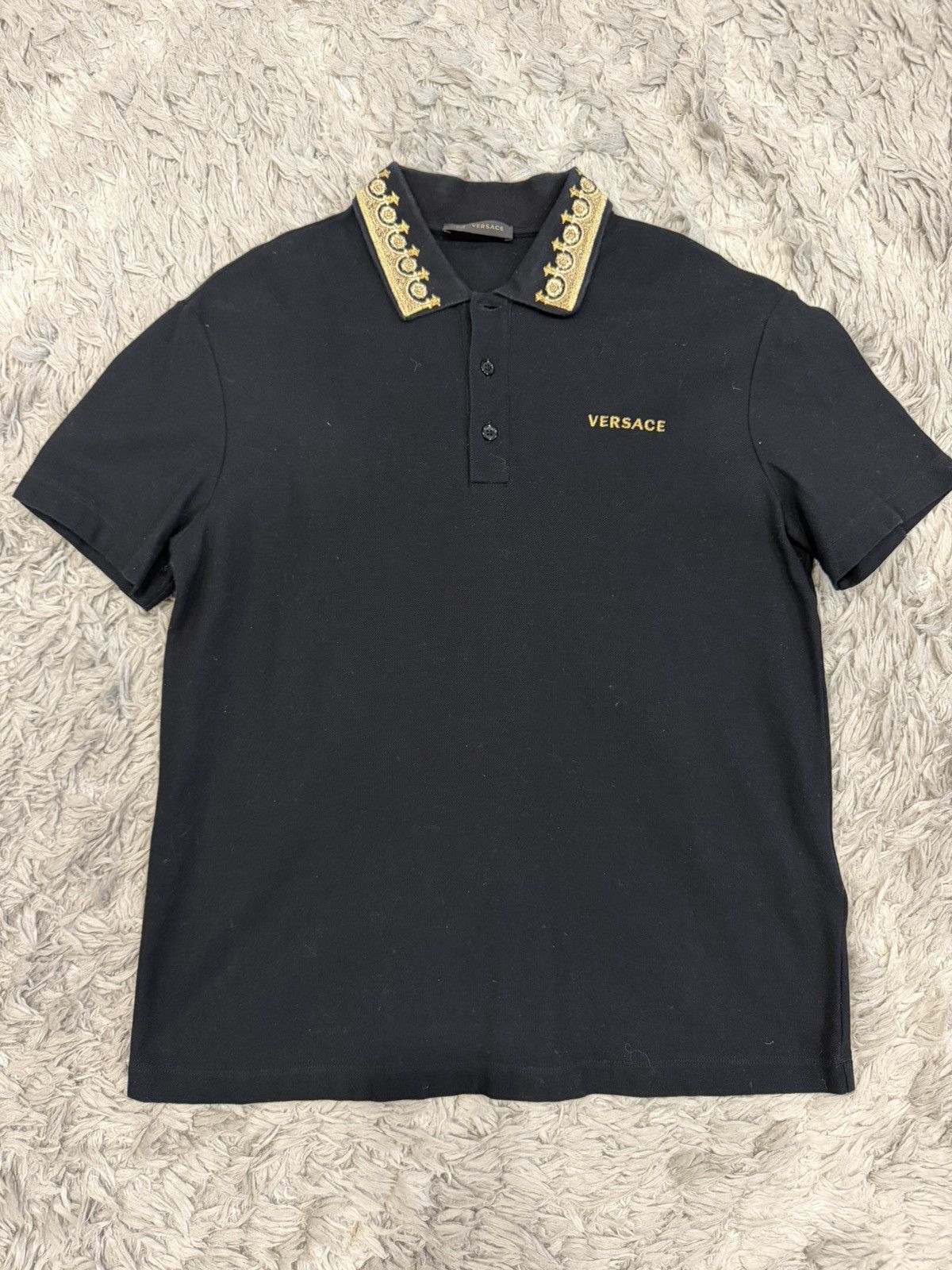 Versace Versace Polo Shirt Men Small Size US S / EU 44-46 / 1 - 1 Thumbnail