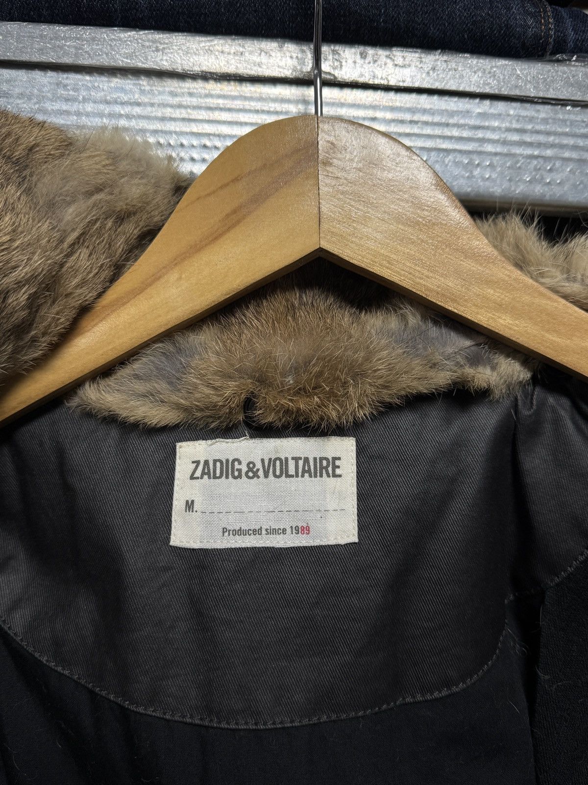Zadig & Voltaire RRP 500$ Zadig & Voltaire Kamil Fur Biker Womens Jacket Size S / US 4 / IT 40 - 15 Thumbnail
