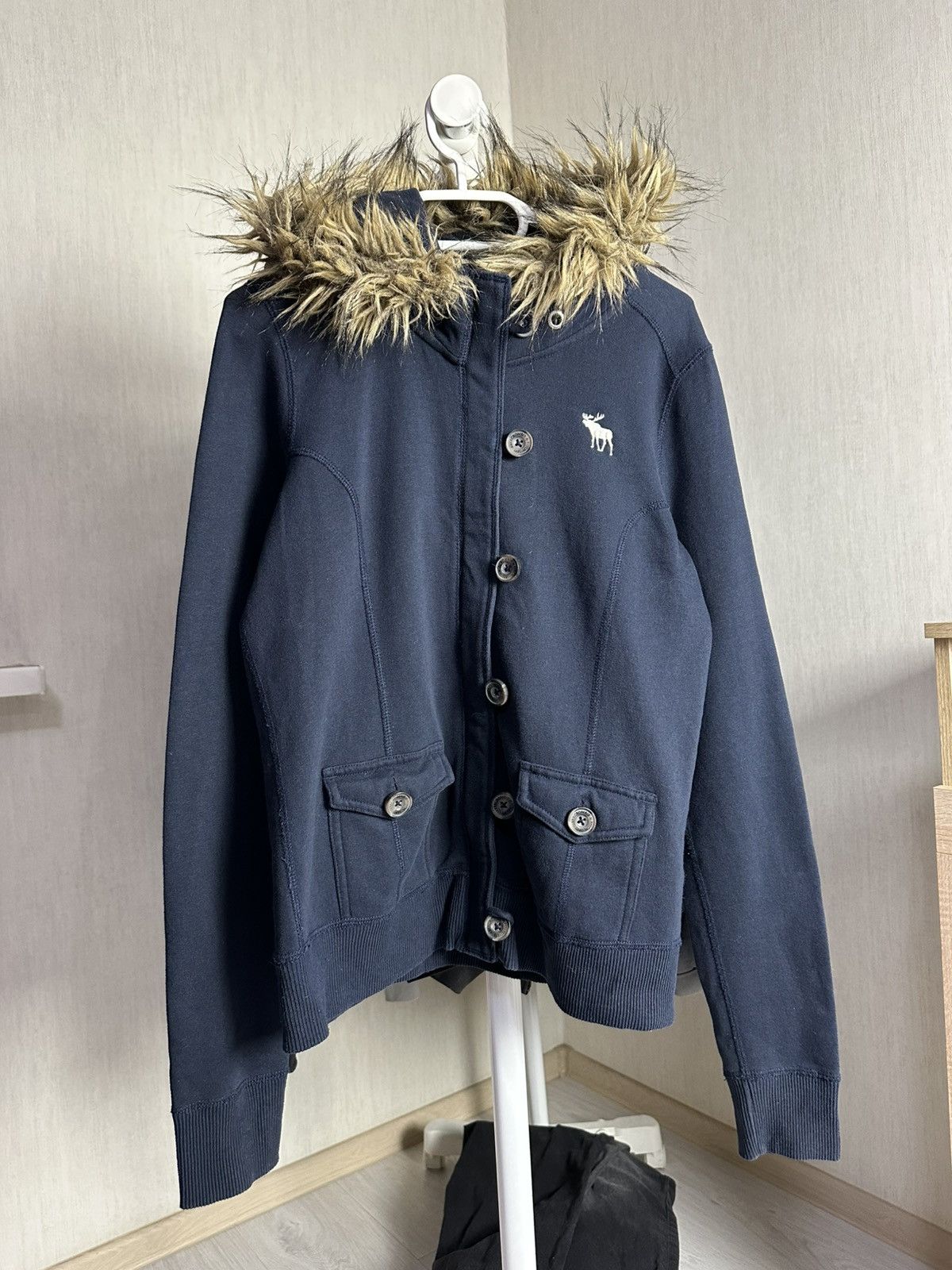 Abercrombie & Fitch Vintage Abercrombie Fur hoodie if6was9 style Size US S / EU 44-46 / 1 - 1 Thumbnail