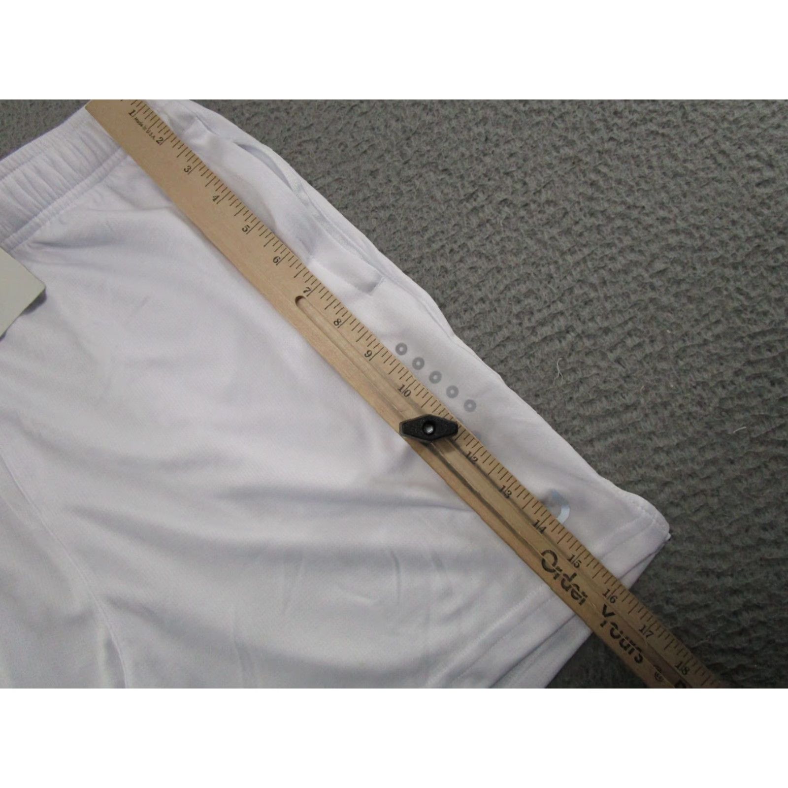 Vintage North Yard Athletic Shorts Mens White Lightweight Unlined Size L Active NEW Read Size US 33 - 6 Thumbnail