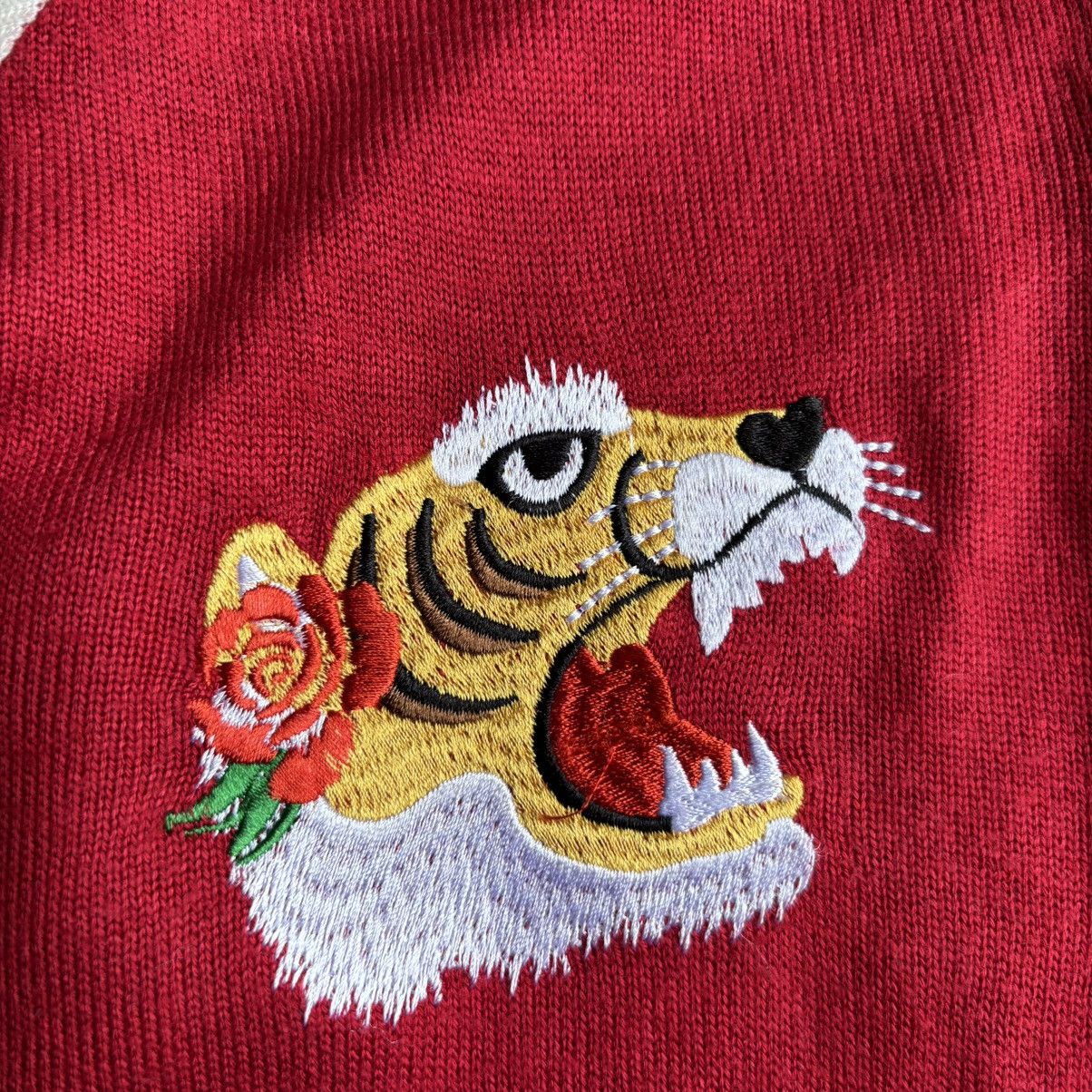 Japanese Brand Repipi Armario Japanese Tiger Sukajan Art Pattern Cardigan Size S / US 4 / IT 40 - 4 Thumbnail