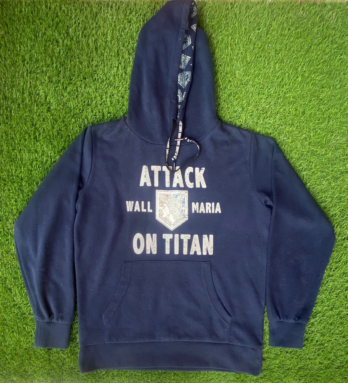 Vintage Hooded One Piece Attack Of Titan Spellout
