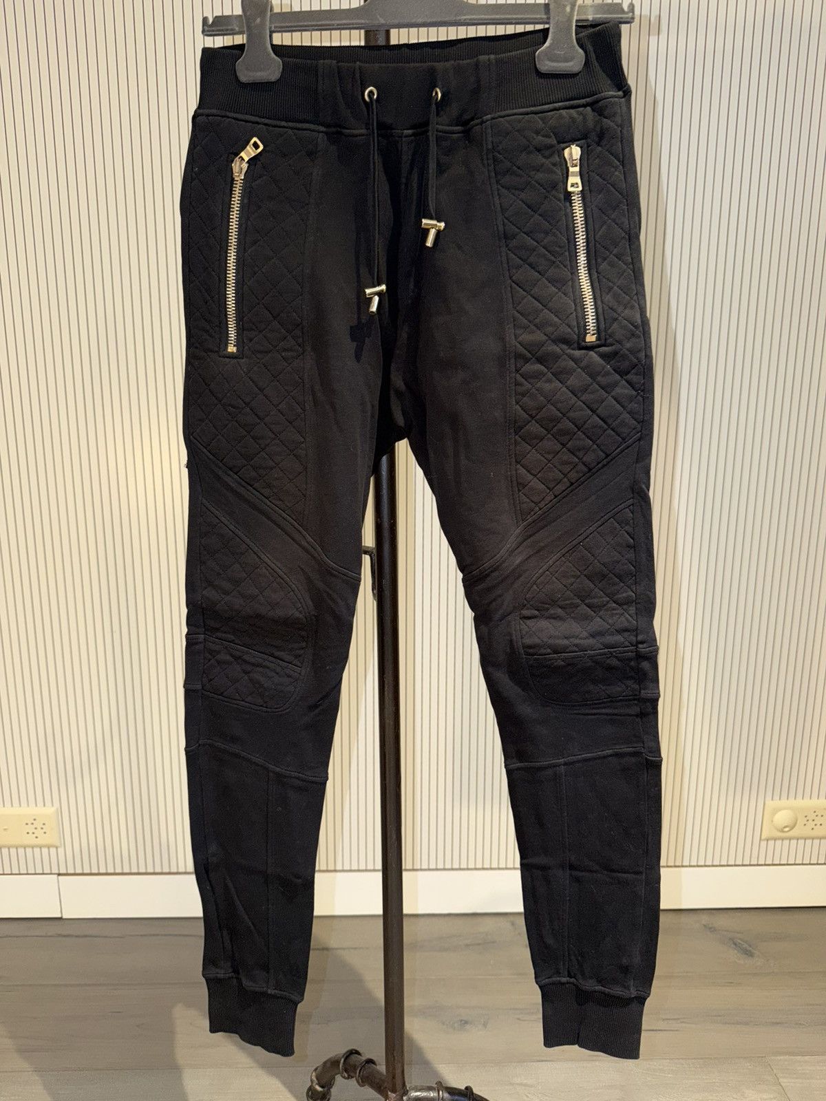 Balmain Balmain Quilted Padded Jogging Pants Size US 30 / EU 46 - 1 Thumbnail