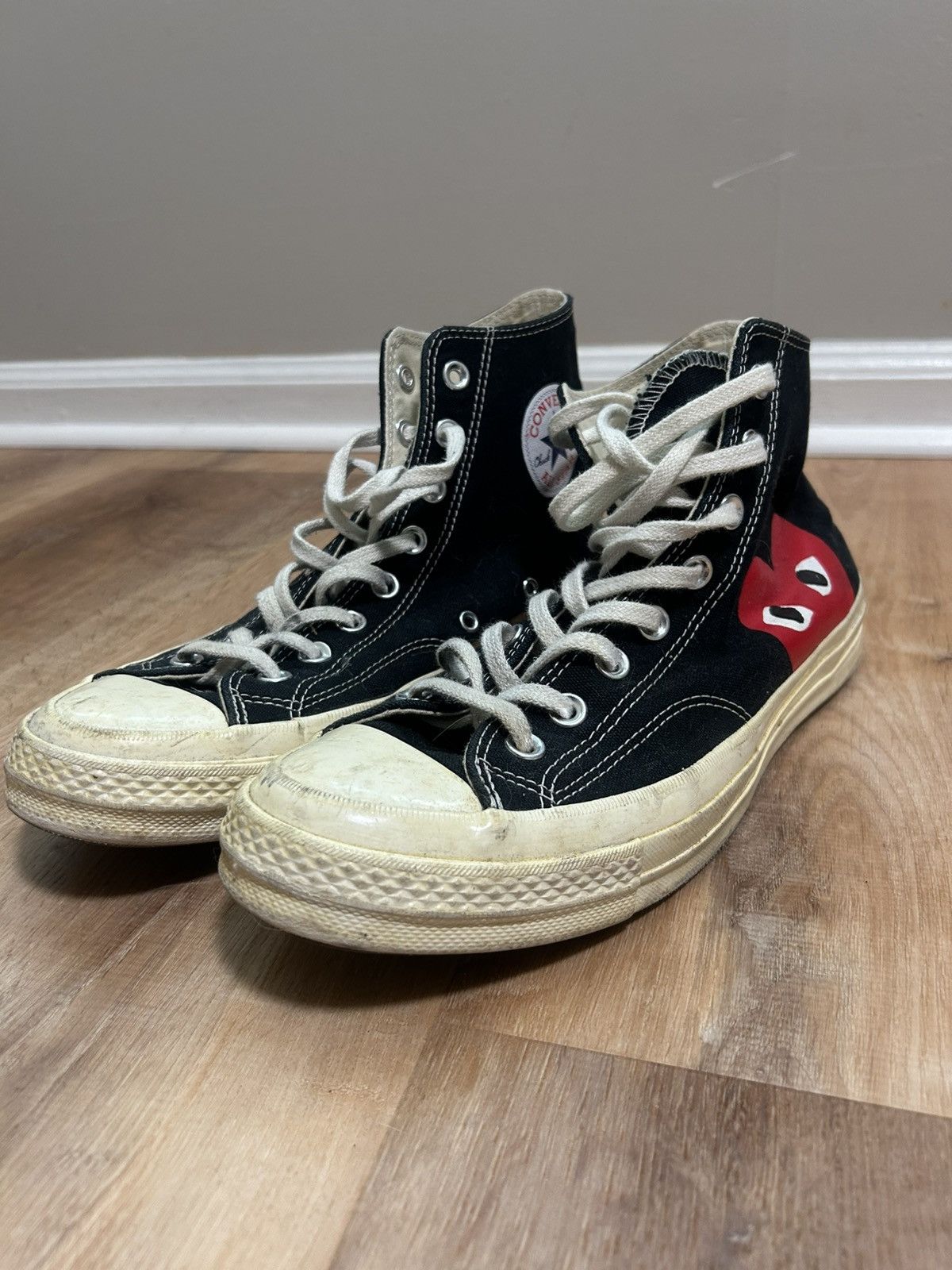 CDG by Comme des Garcons CGD Play Converse Size US 9 / EU 42 - 2 Thumbnail