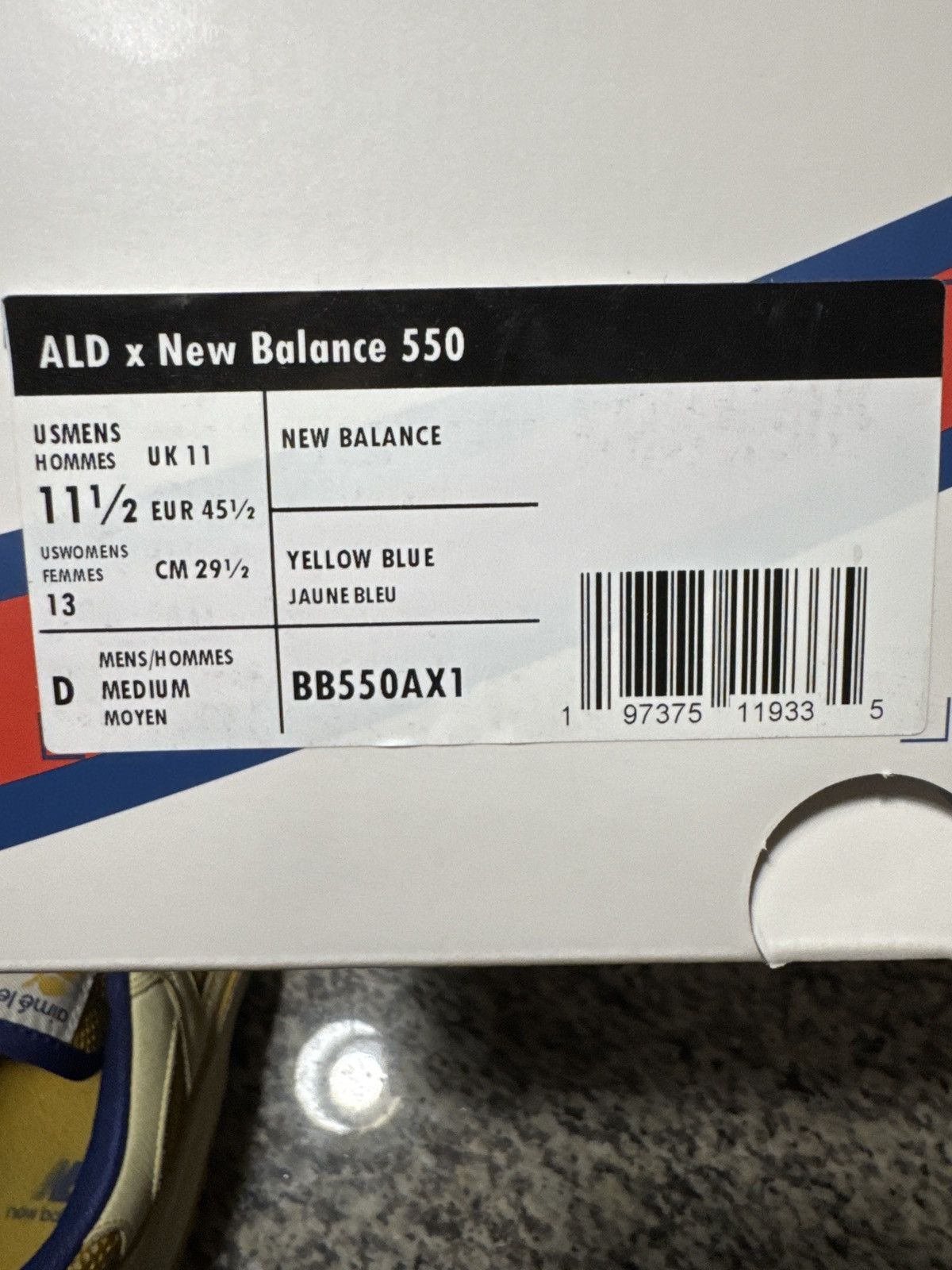 Aime Leon Dore × New Balance Aimé Leon Dore x New Balance 550 Size US 11.5 / EU 44-45 - 9 Thumbnail