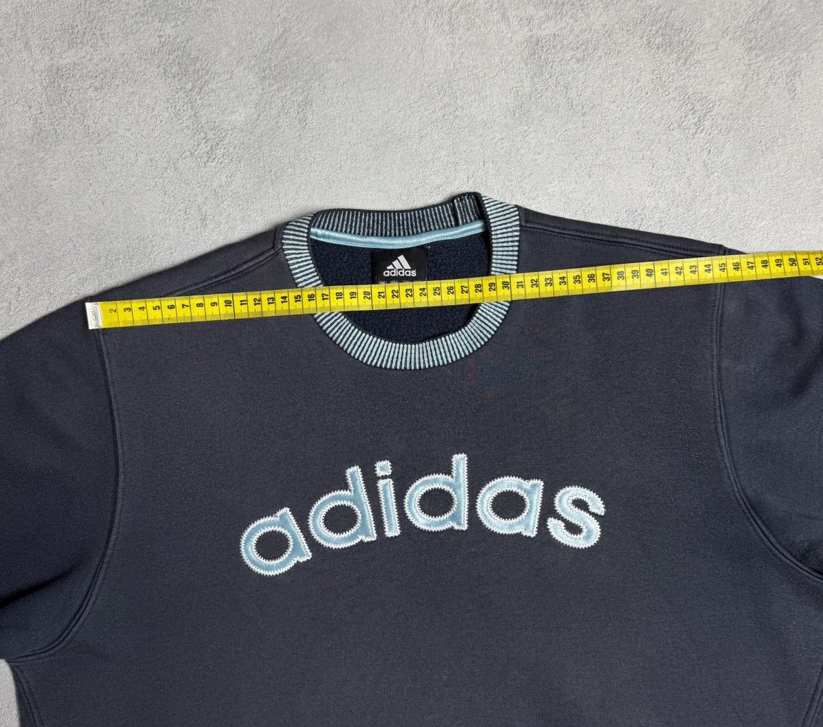 Adidas Adidas Vintage Big Logo Crewneck Cotton Boxy Sweatshirt Size US M / EU 48-50 / 2 - 15 Thumbnail