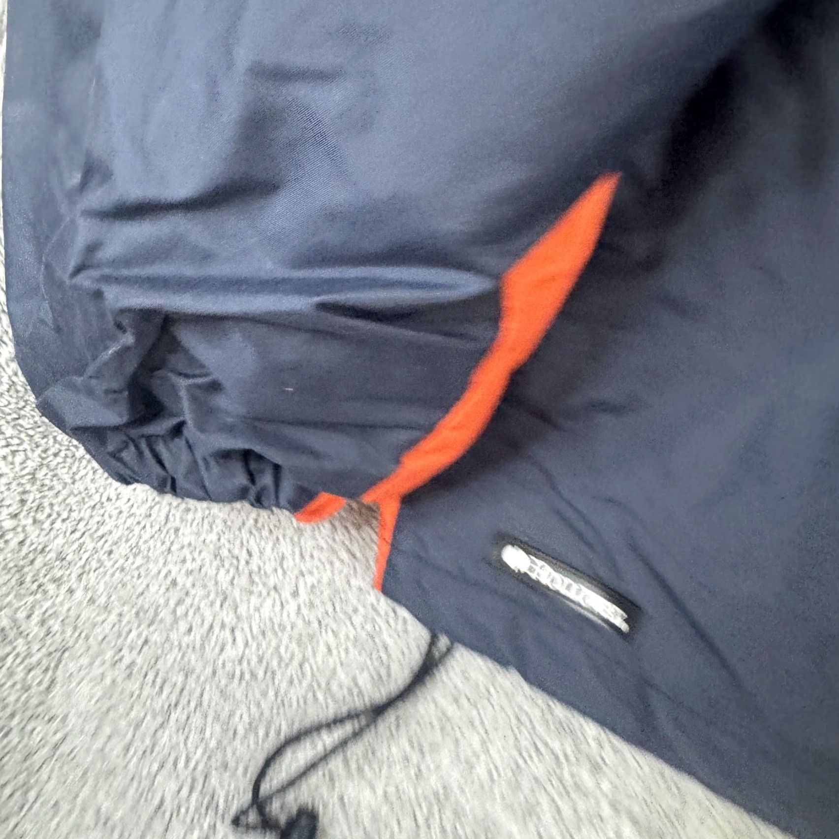Holloway Holloway Windbreaker Jacket Mens 3XL Blue S Logo V Neck Pullover Lined School Size US XXL / EU 58 / 5 - 2 Thumbnail