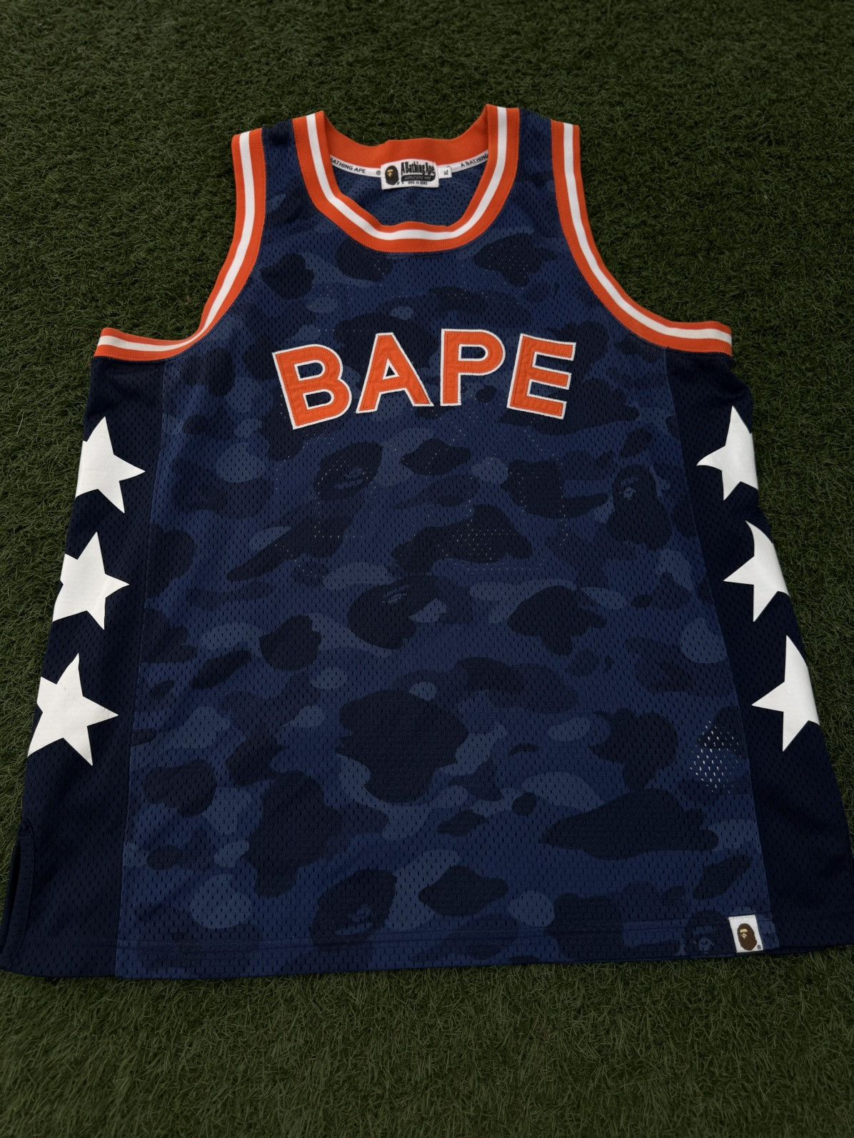 Bape Bape Jersey Blue Orange “88” Men’s Size (XL) Size US XL / EU 56 / 4 - 3 Thumbnail