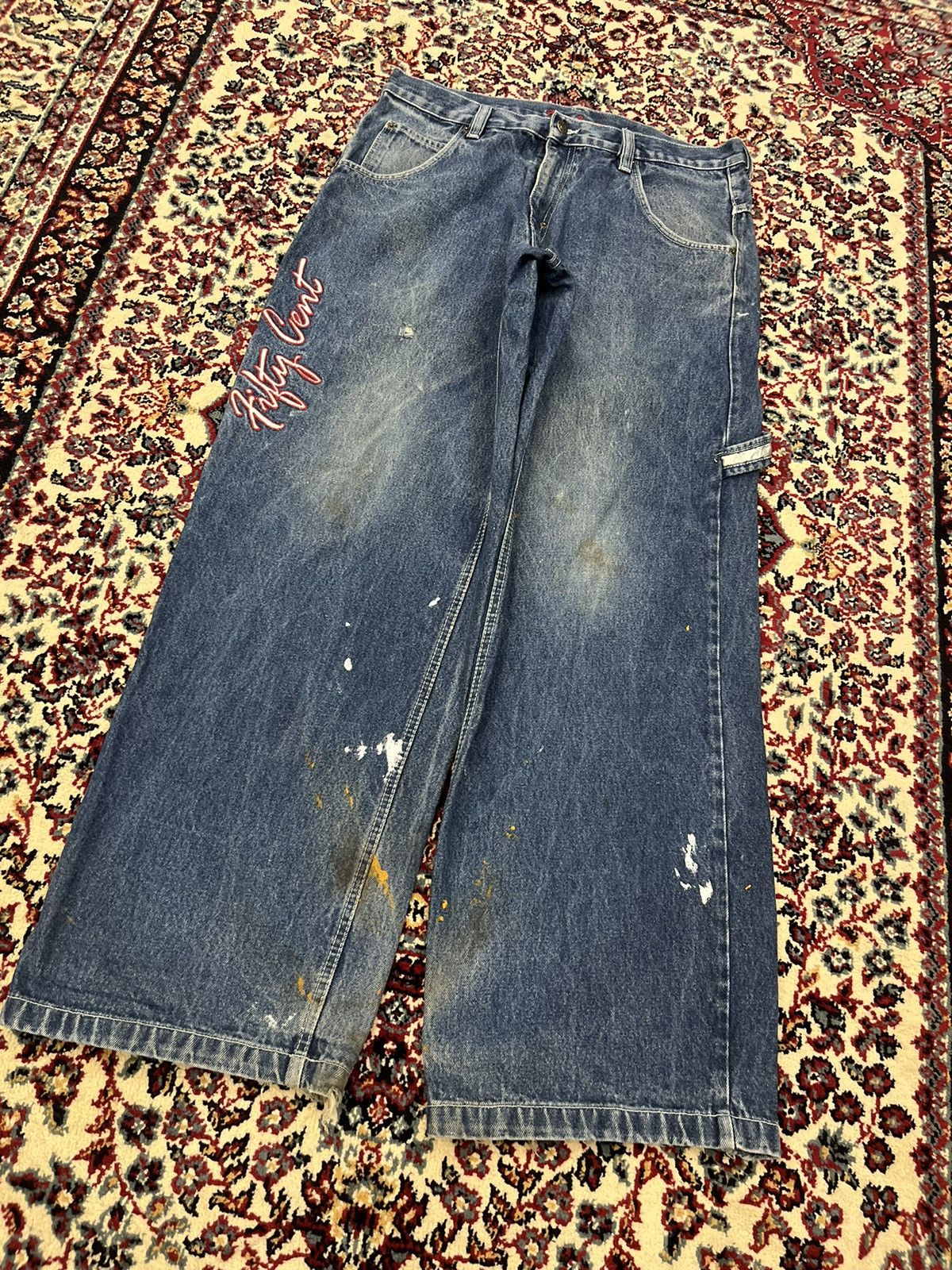 50 Cent × Vintage Crazy Vintage 50 cent hip hope denim Size US 36 / EU 52 - 7 Thumbnail
