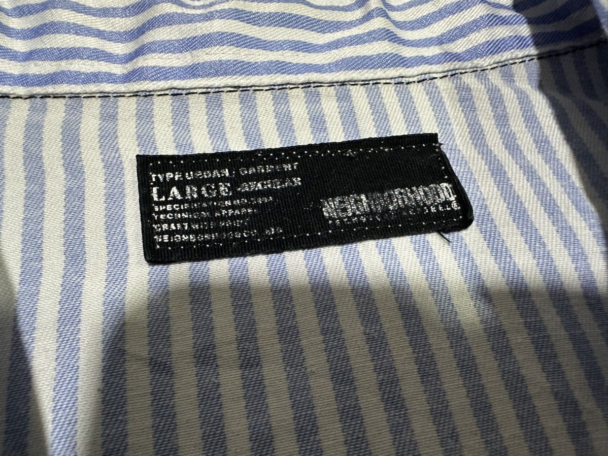 Neighborhood 🔥Aw 2010 Neighborhood Tie Sus Striped Shirt Size US L / EU 52-54 / 3 - 11 Thumbnail