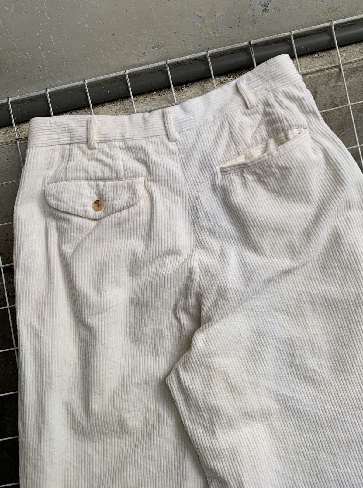 Comme des Garcons AD1994 Comme Des Garcons Homme Plus Corduroy Pants Size US 30 / EU 46 - 4 Thumbnail