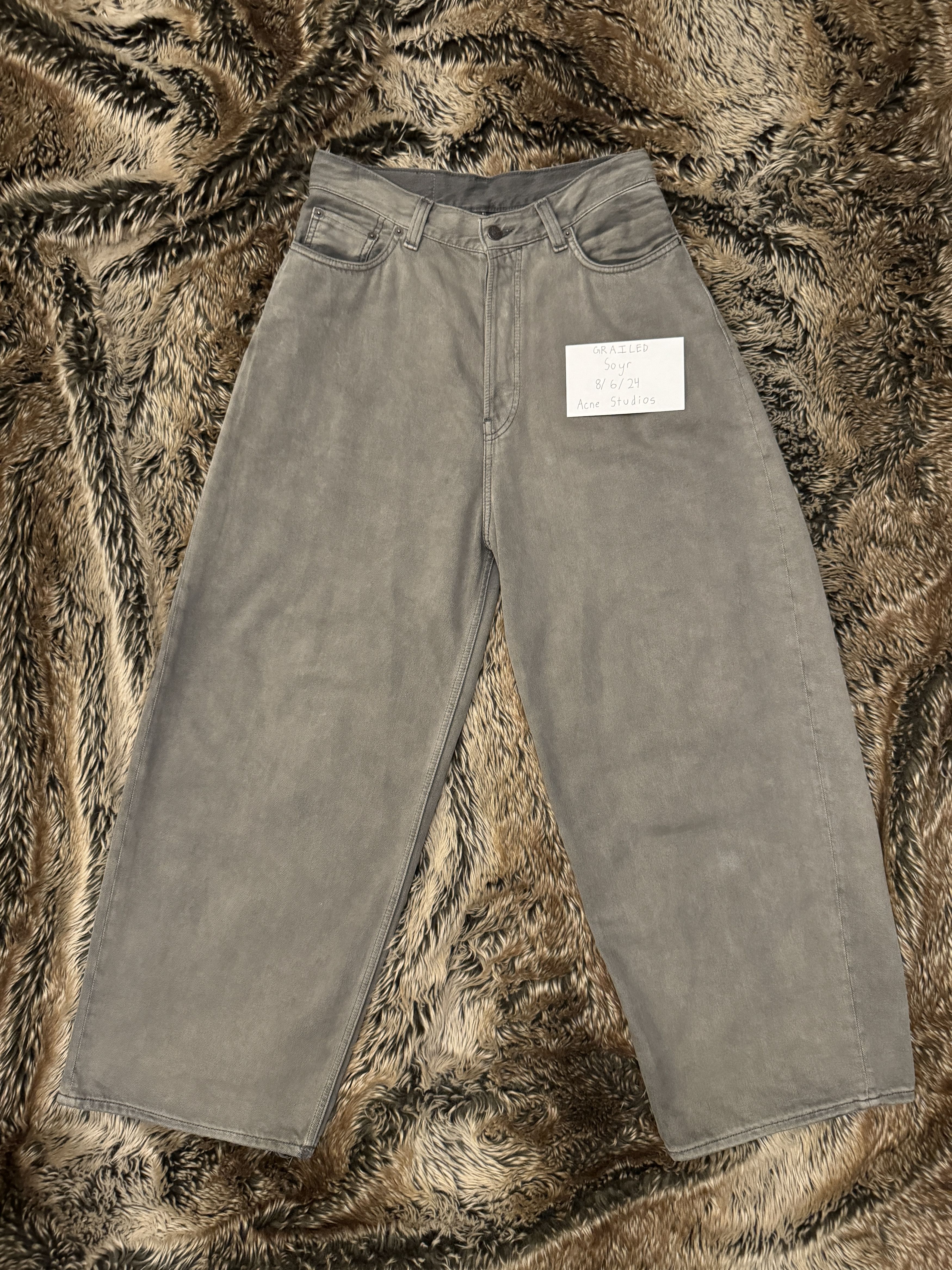 わーいAcne Studios 2023M Acne Studios - スーパーバギージーンズ-2023M - ミッドブルー