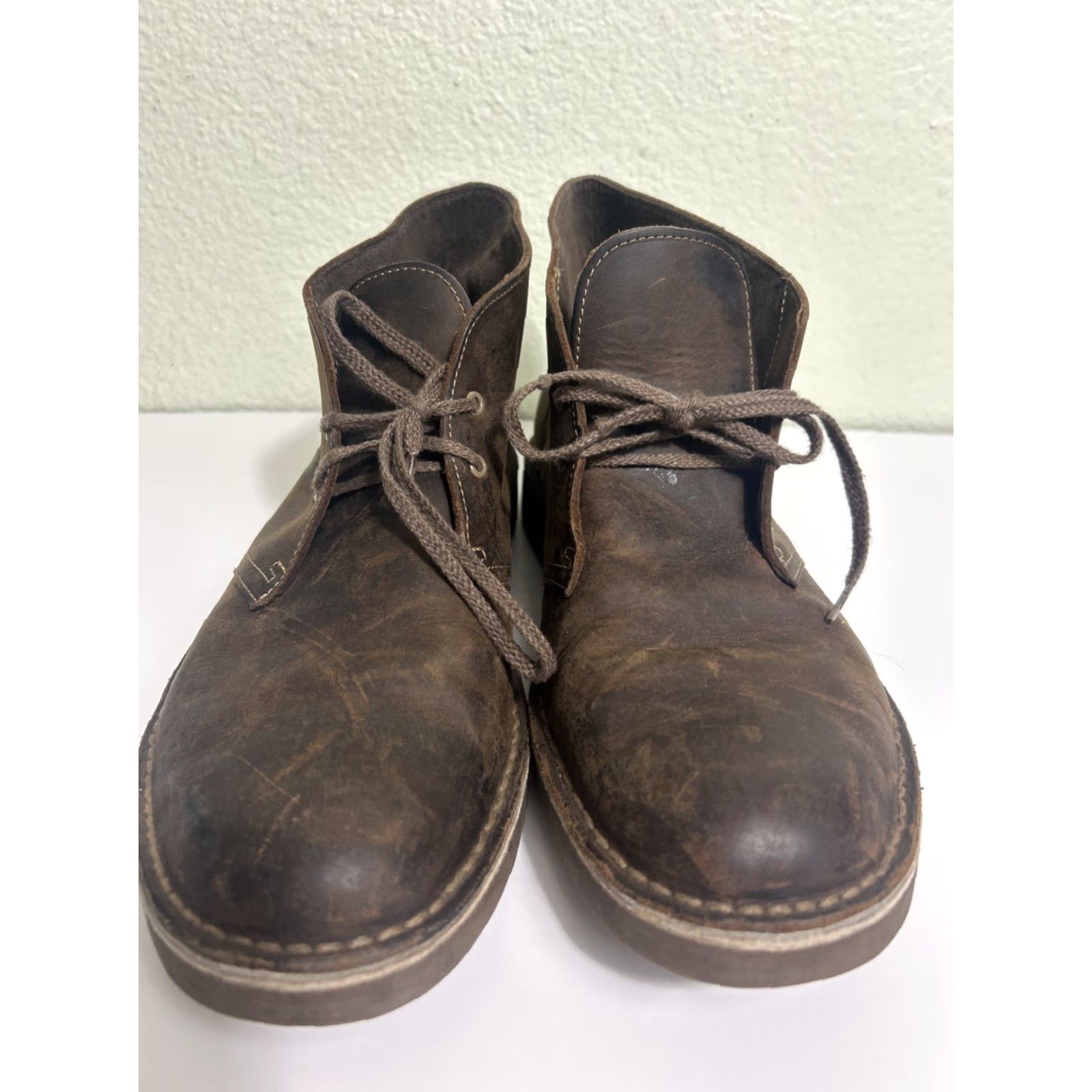 Clarks Clarks Desert Boot Men’s Brown Leather Mid Top Casual Fashion Boots Size 10 Brown Leather Desert Boot Mens 10 Shoes Size US M / EU 48-50 / 2 - 6 Thumbnail