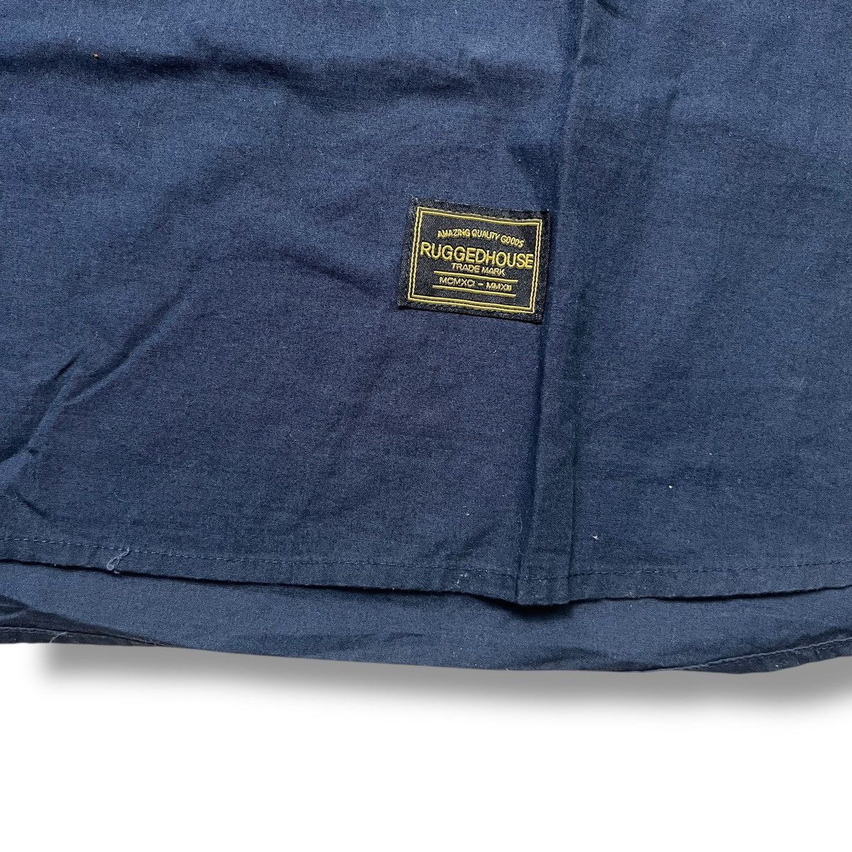 Kapital Rugged House Pullover Shirt | Navy Issey miyake vibes Size US XL / EU 56 / 4 - 5 Thumbnail