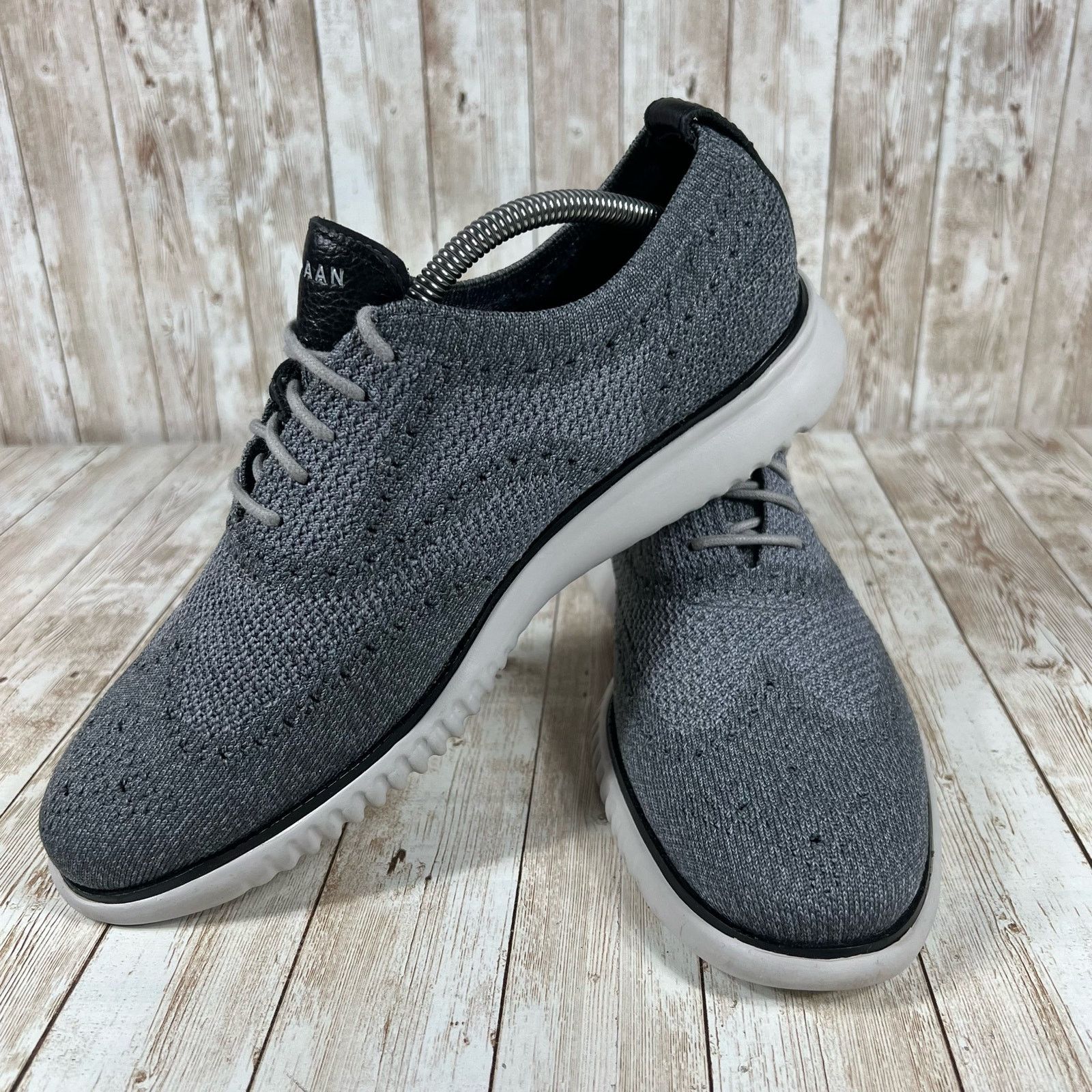 Cole Haan Cole Haan 2.zerogrand stitchlite gray wingtip Mens 9.5 Size US 9.5 / EU 42-43 - 5 Thumbnail