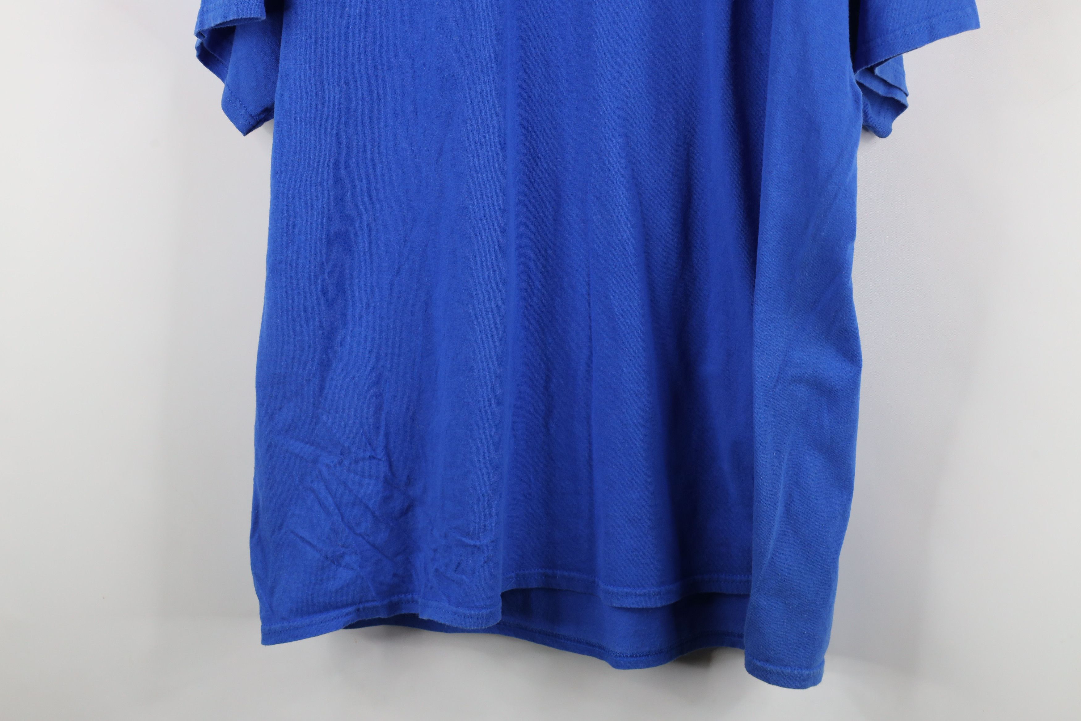 Vintage Vintage Y2K Streetwear Dragon Skull Tribal T-Shirt Blue Size US XL / EU 56 / 4 - 11 Thumbnail