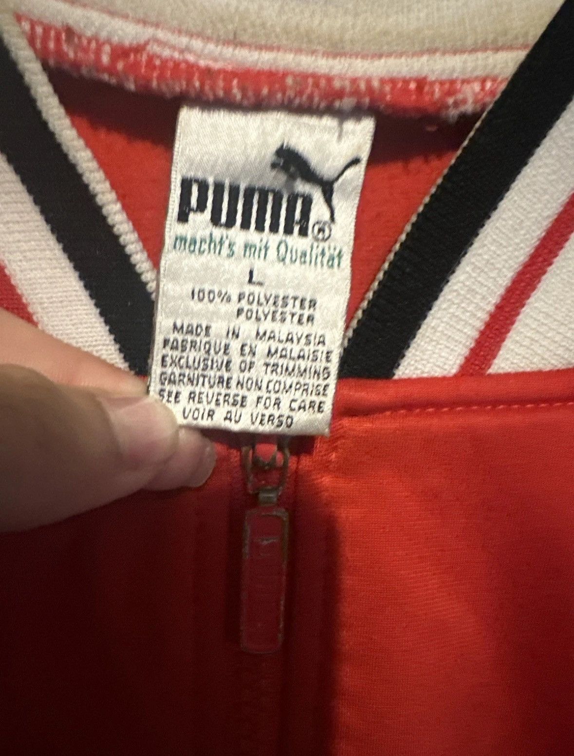 Puma Y2K Puma Tracksuit Jacket Red Size L Men’s Size US L / EU 52-54 / 3 - 3 Thumbnail