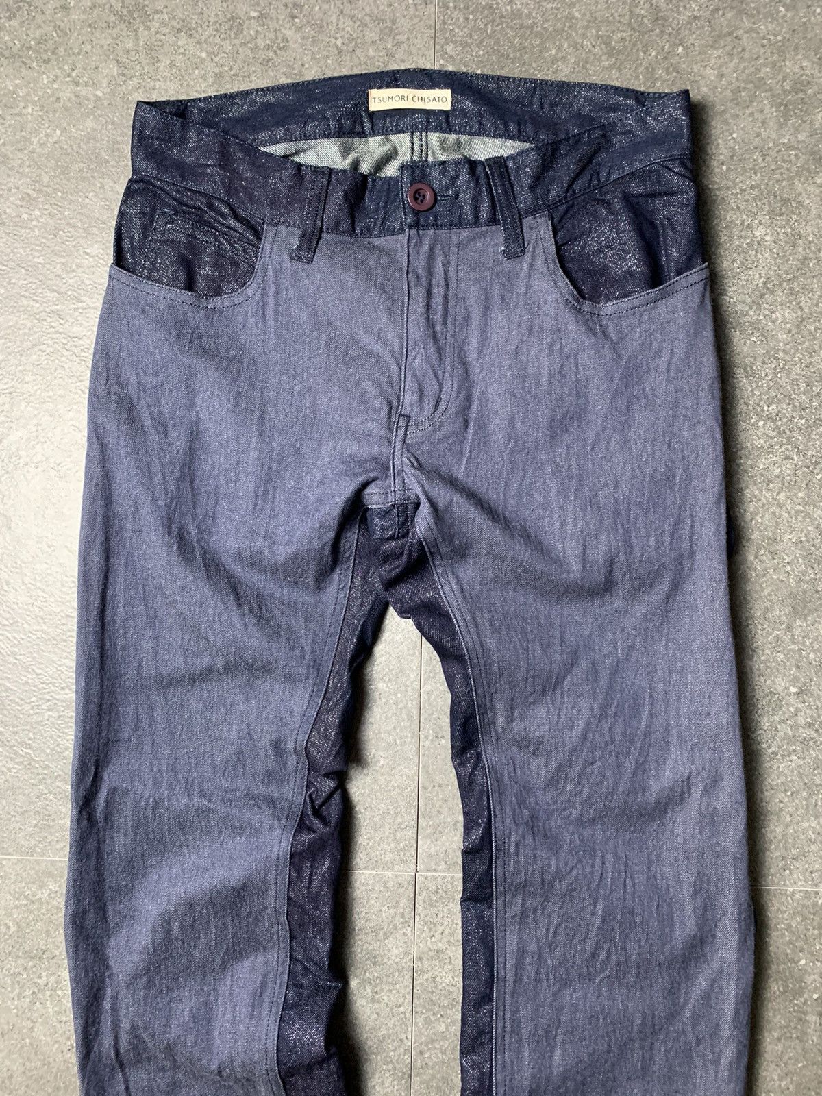 Tsumori Chisato 2000s Tsumori Chisato Issey Miyake Dual Tone Pants Size US 27 - 2 Thumbnail