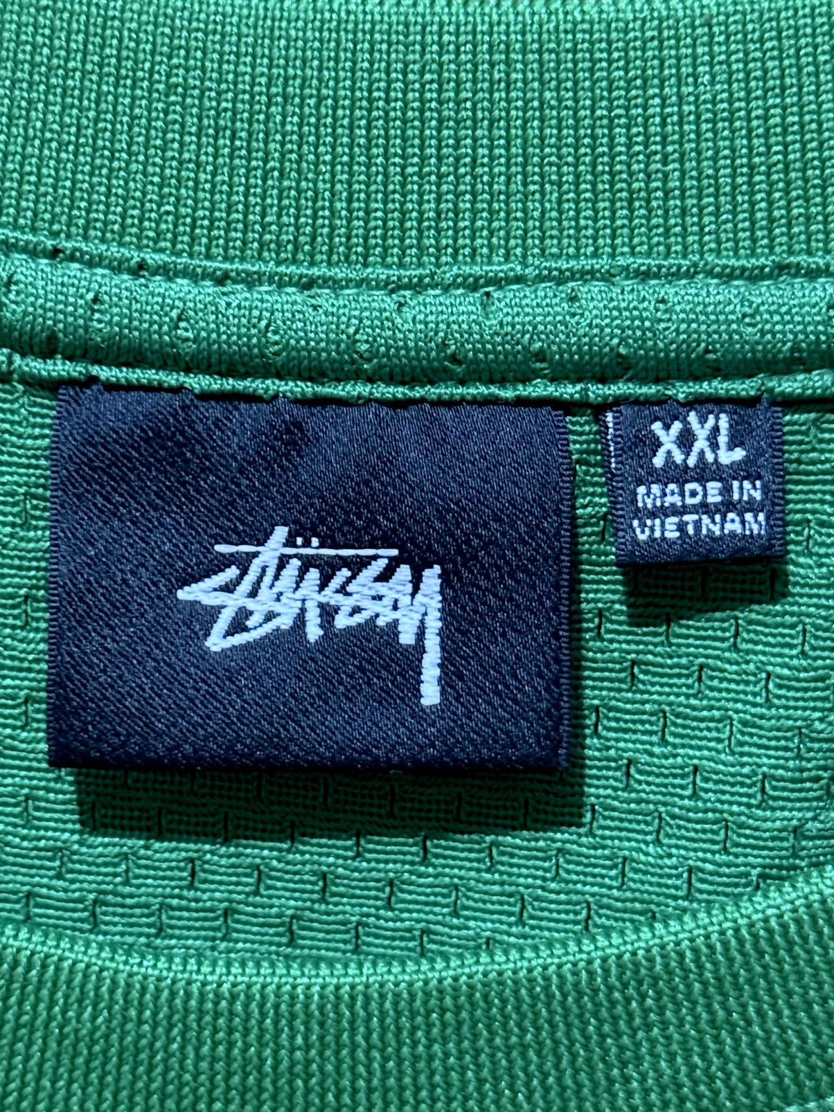 Stussy Stussy Mesh Crown Jersey Green Size US XXL / EU 58 / 5 - 4 Thumbnail