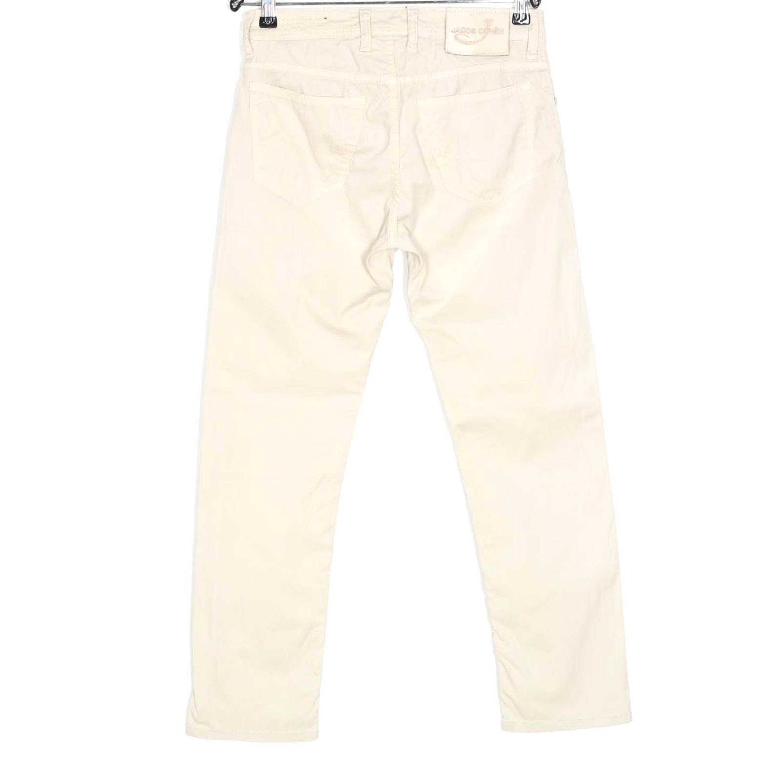 Jacob Cohen JACOB COHEN J668 Comfort Stretch Trousers Men W31 L28 Ivory 5-Pocket Design Slim Casual DZ6480 Size US 31 - 3 Thumbnail