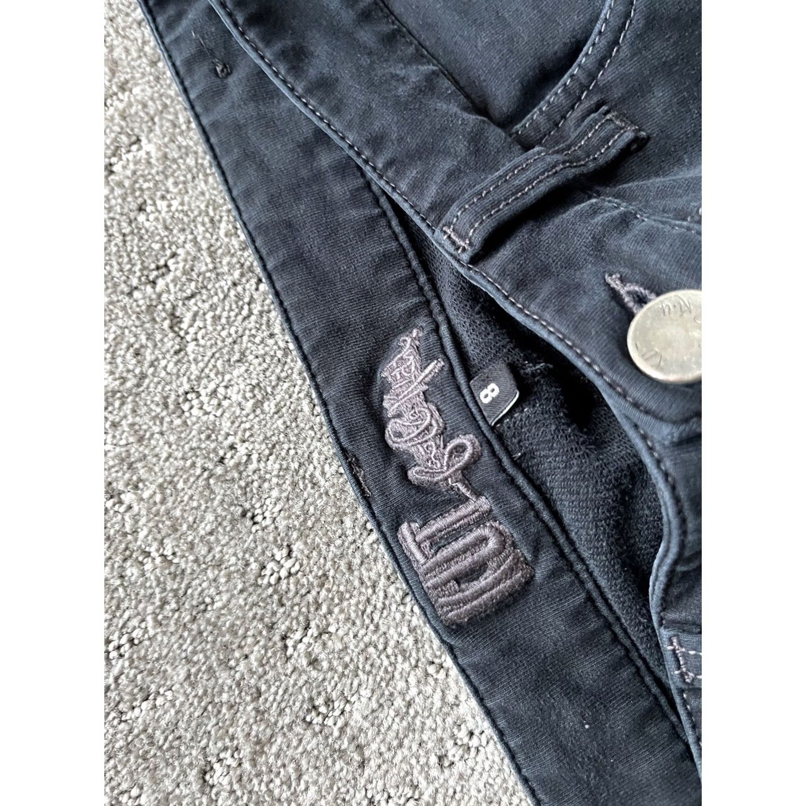 Vintage Kut From The Kloth Diana Skinny Jeans Womens Size SZ 8 Black Denim Size 30" / US 8 / IT 44 - 6 Thumbnail