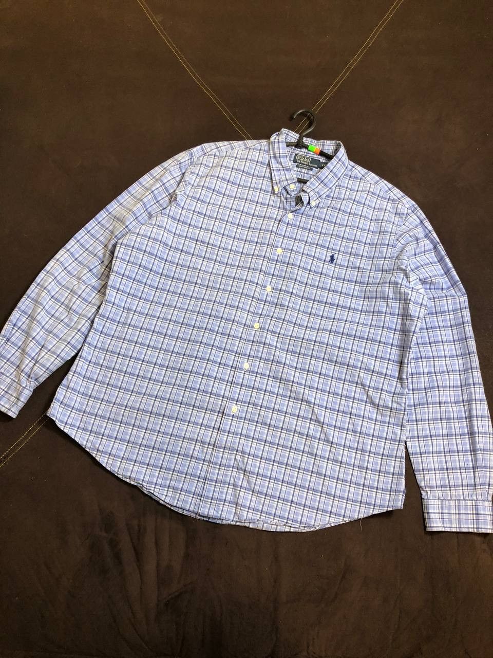 Polo Ralph Lauren Polo Ralph Lauren Performance Shirt Mens Plaid Striped Size US XXL / EU 58 / 5 - 1 Thumbnail
