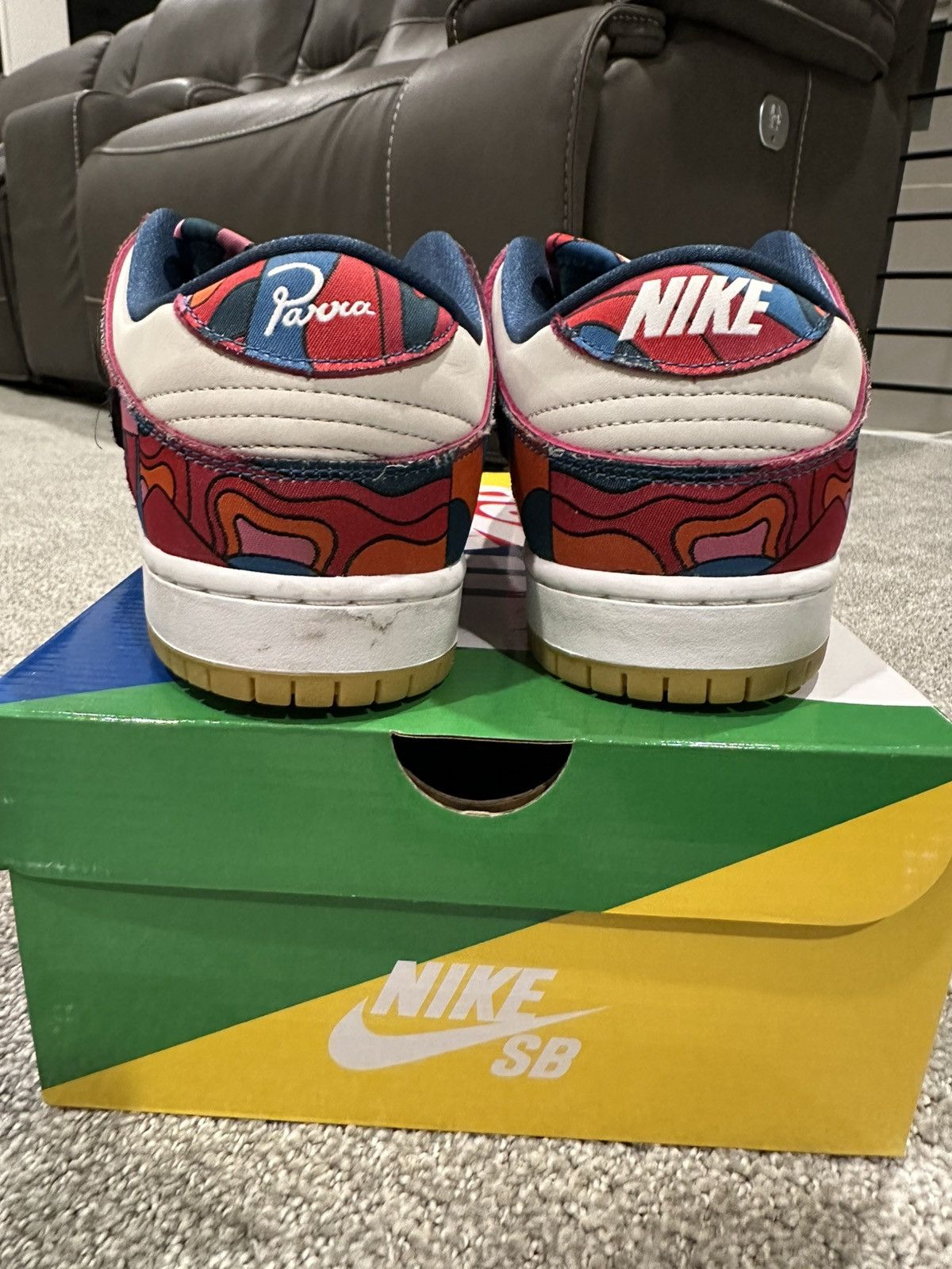 Nike SB Dunk Low Pro Parra Abstract Art Size US 10.5 / EU 43-44 - 4 Thumbnail