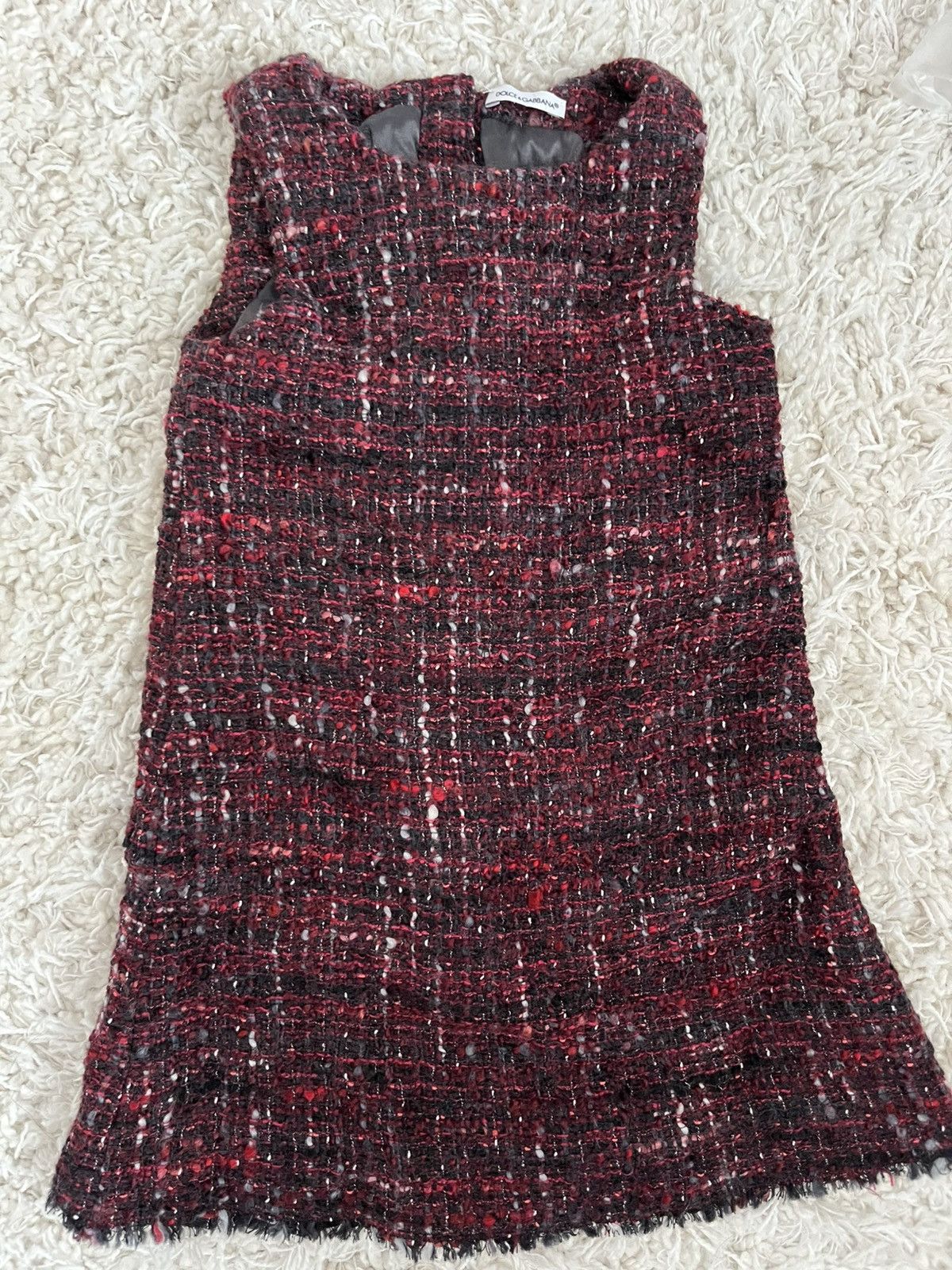 Dolce & Gabbana Dolce&gabbana tweed dress Size XXS / US 00 / IT 34 - 1 Thumbnail