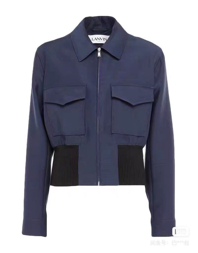 Lanvin lanvin wool silk bomber Size US M / EU 48-50 / 2 - 3 Thumbnail