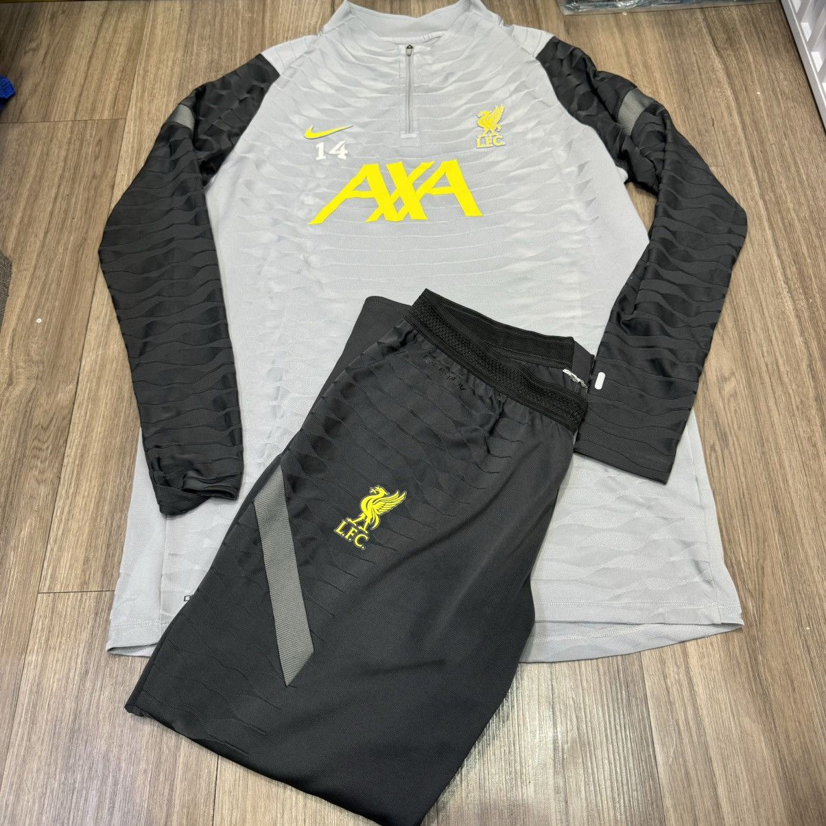 Nike Liverpool 21/22 player issue Elite 1/4 zip drill top set Size US XL / EU 56 / 4 - 1 Thumbnail