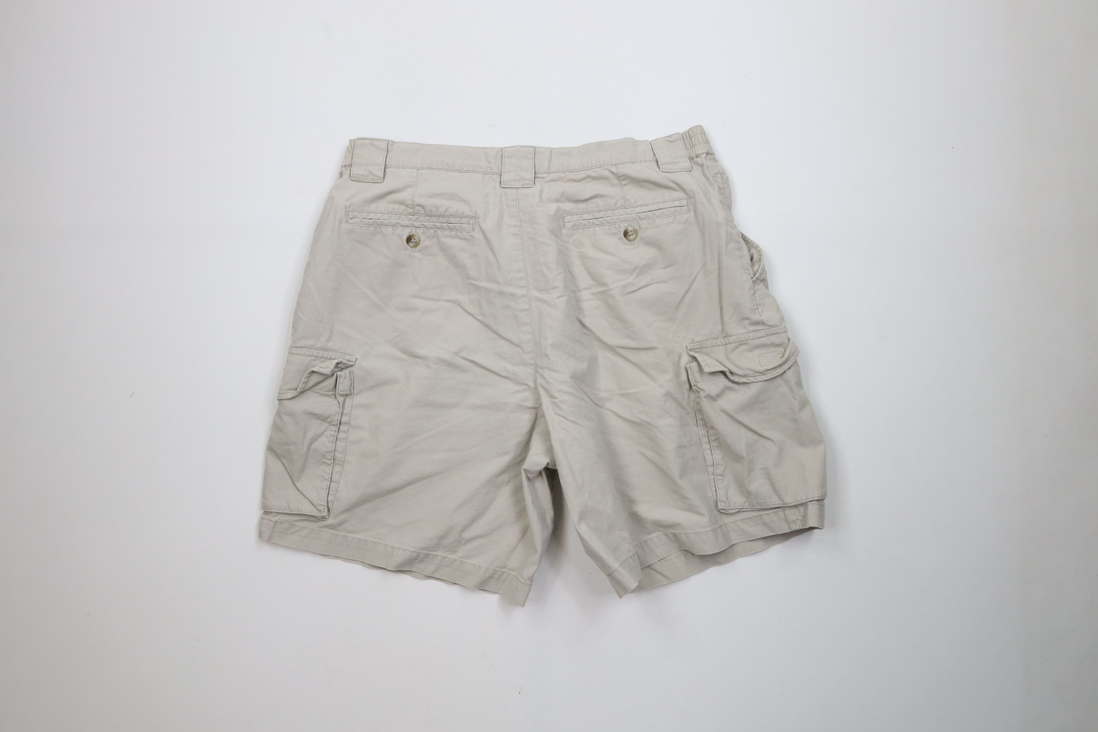 Columbia Vintage Columbia Above Knee Trekking Cargo Shorts Beige Size US 36 / EU 52 - 9 Thumbnail