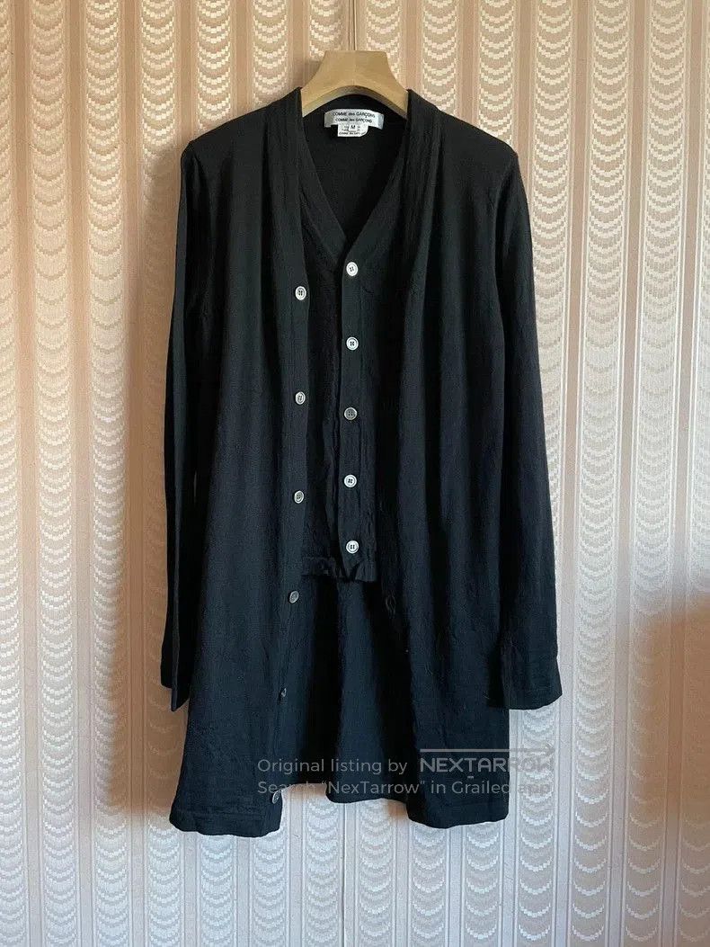 Other Comme des Garcons Black Layered Cardigan . Size US M / EU 48-50 / 2 - 1 Thumbnail