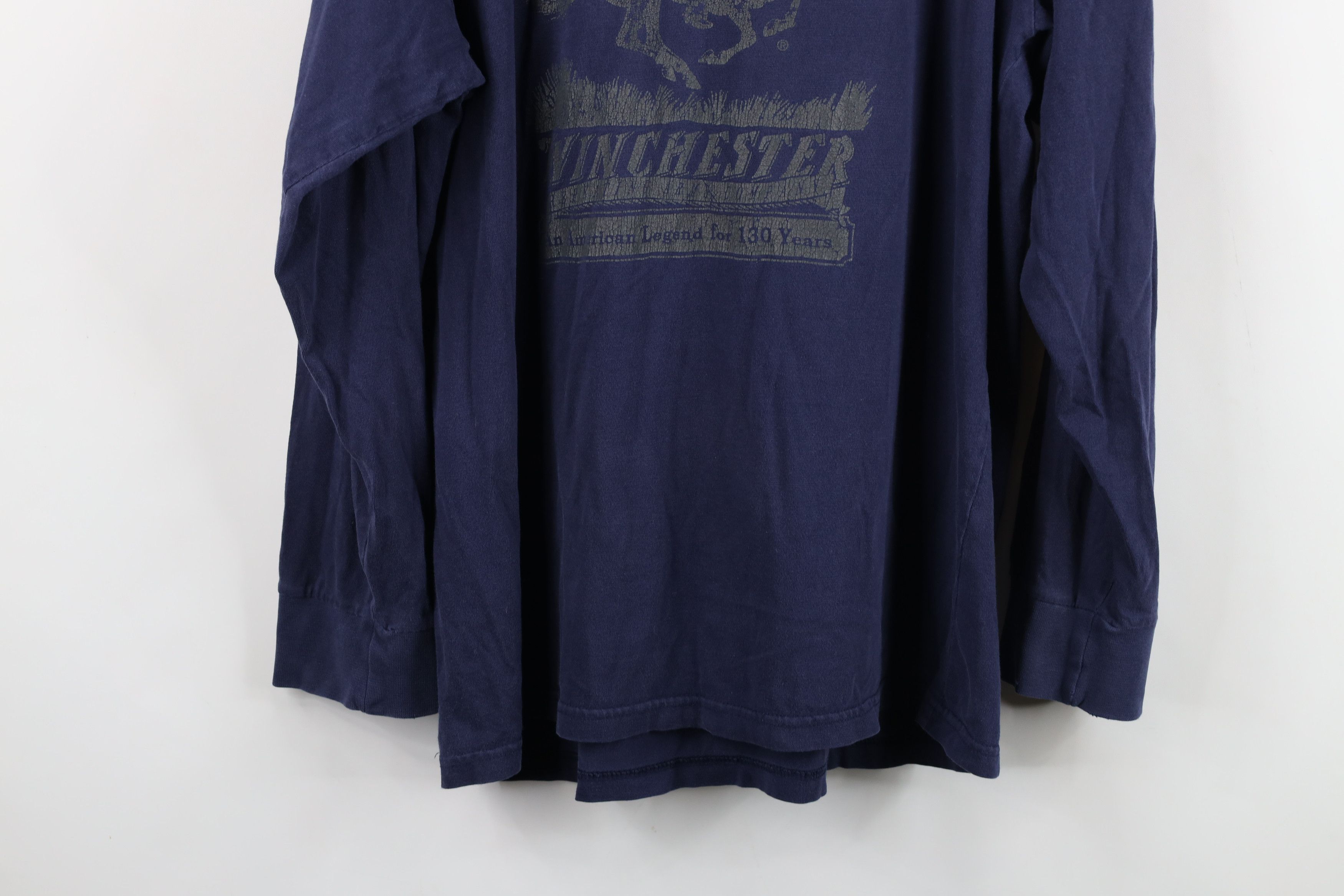 Winchester Vintage 90s Winchester Spell Out Long Sleeve T-Shirt blue Size US M / EU 48-50 / 2 - 15 Thumbnail