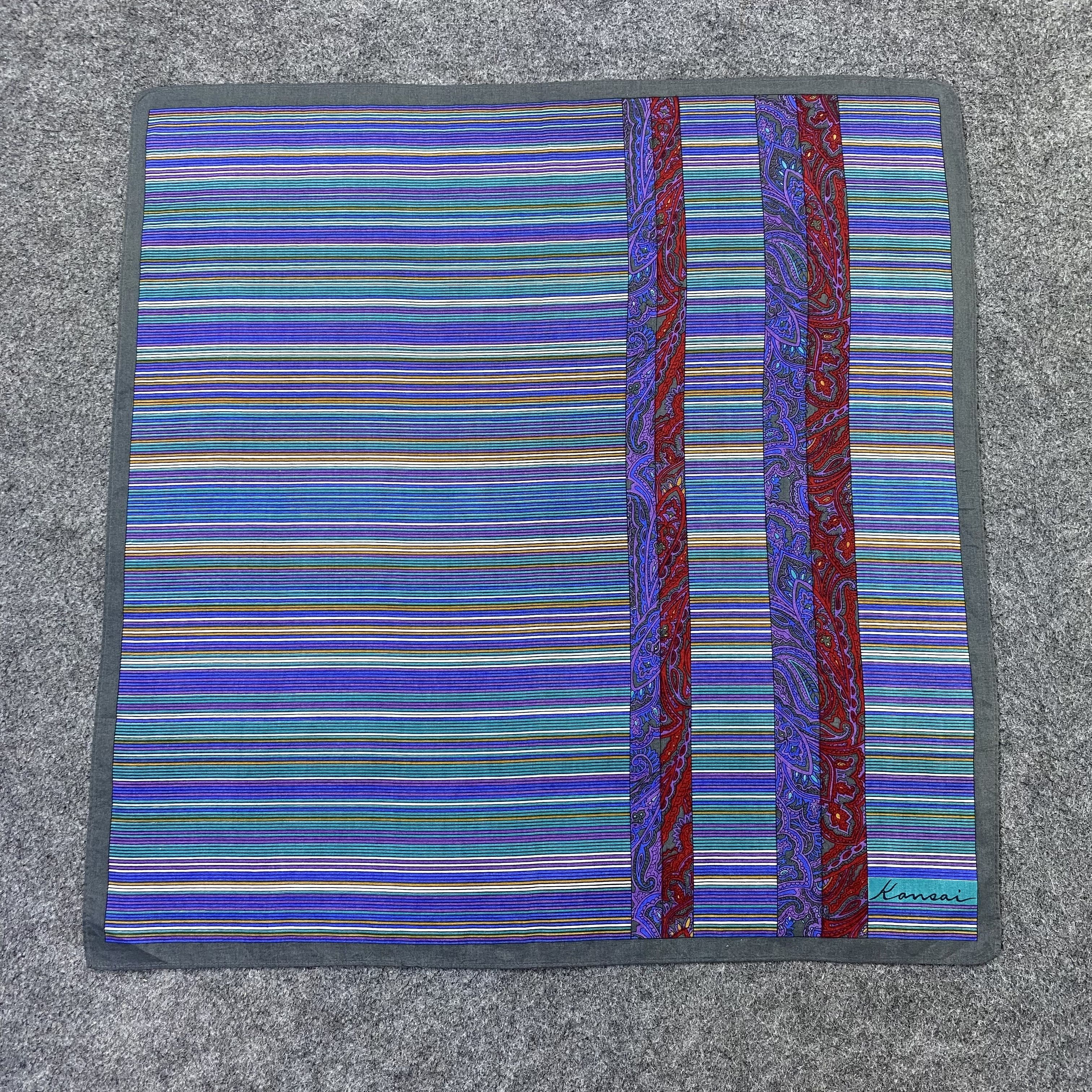 Japanese Brand Kansai Handkerchief / Bandana / Neckerchief-B2376 Size ONE SIZE - 3 Thumbnail