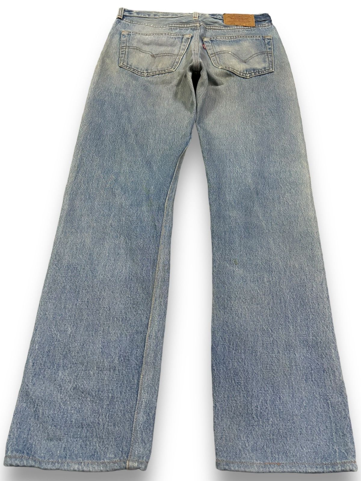 Levi's Vintage 90s Levis 501 Mud Wash Distressed Grunge Jeans Size US 30 / EU 46 - 2 Thumbnail