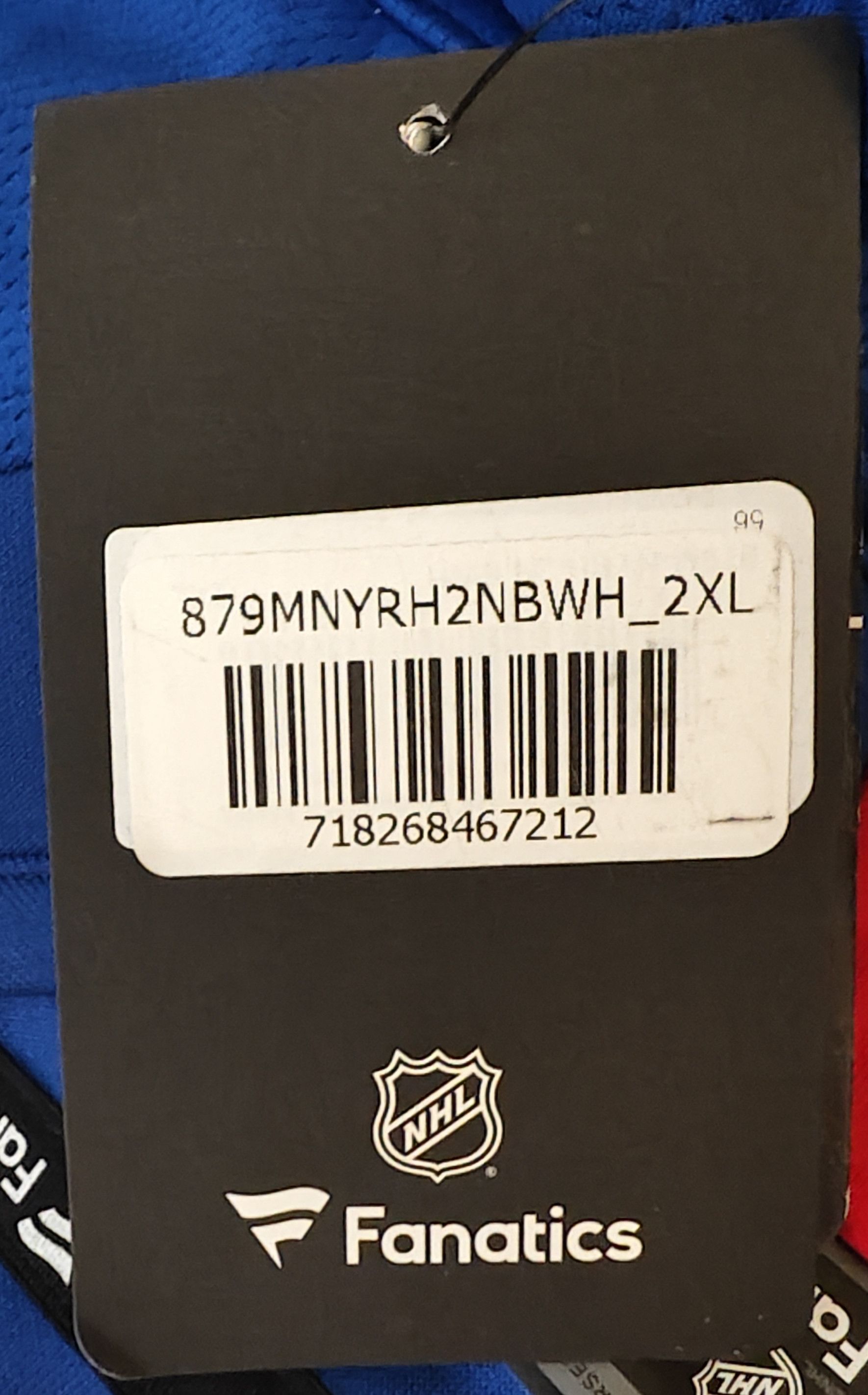 NHL New York Rangers NHL Fanatics Hockey Jersey Size US XXL / EU 58 / 5 - 9 Thumbnail