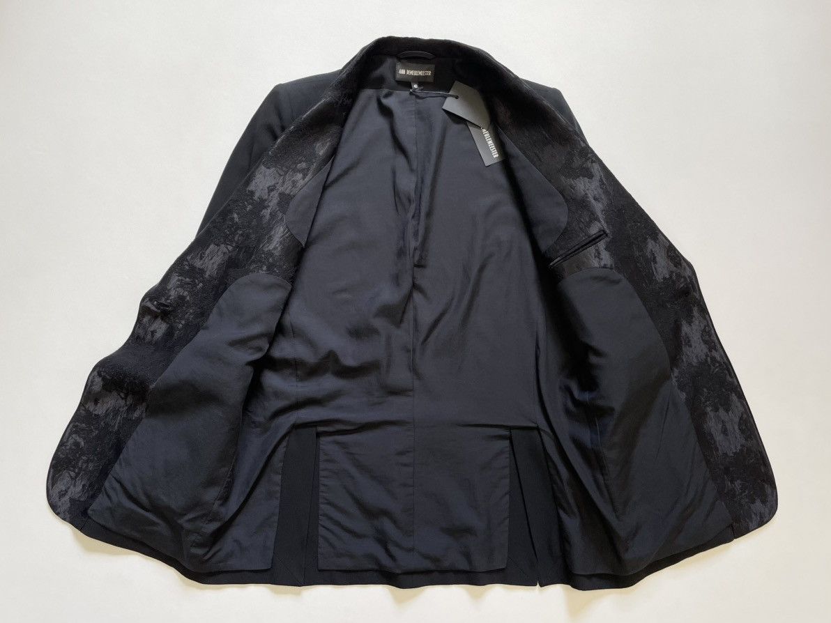 Ann Demeulemeester Sample ‘Oriental Brocade’ Shawl Collar Blazer Size 38R - 9 Thumbnail
