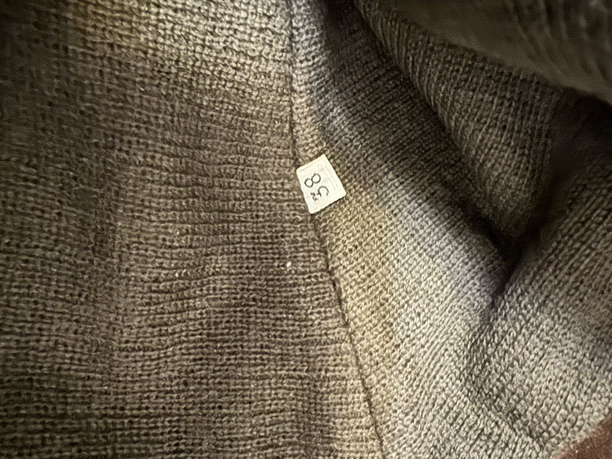Prada Rare archival fa1990 suede sweater combo zip hoodie Size US M / EU 48-50 / 2 - 6 Thumbnail