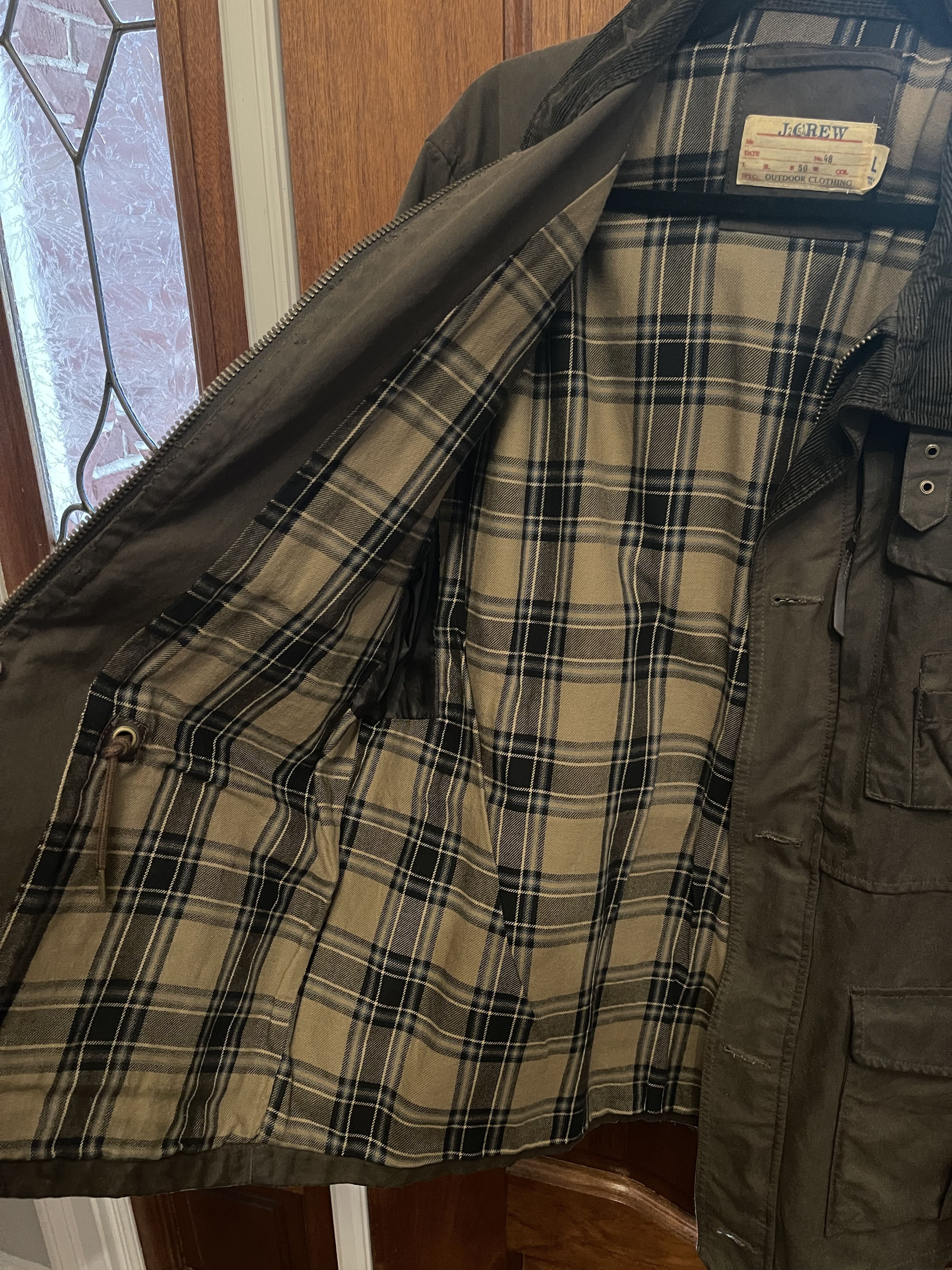 J.Crew J.Crew British Millerain Waxed Cotton Jacket Men’s Size L Size US L / EU 52-54 / 3 - 5 Thumbnail