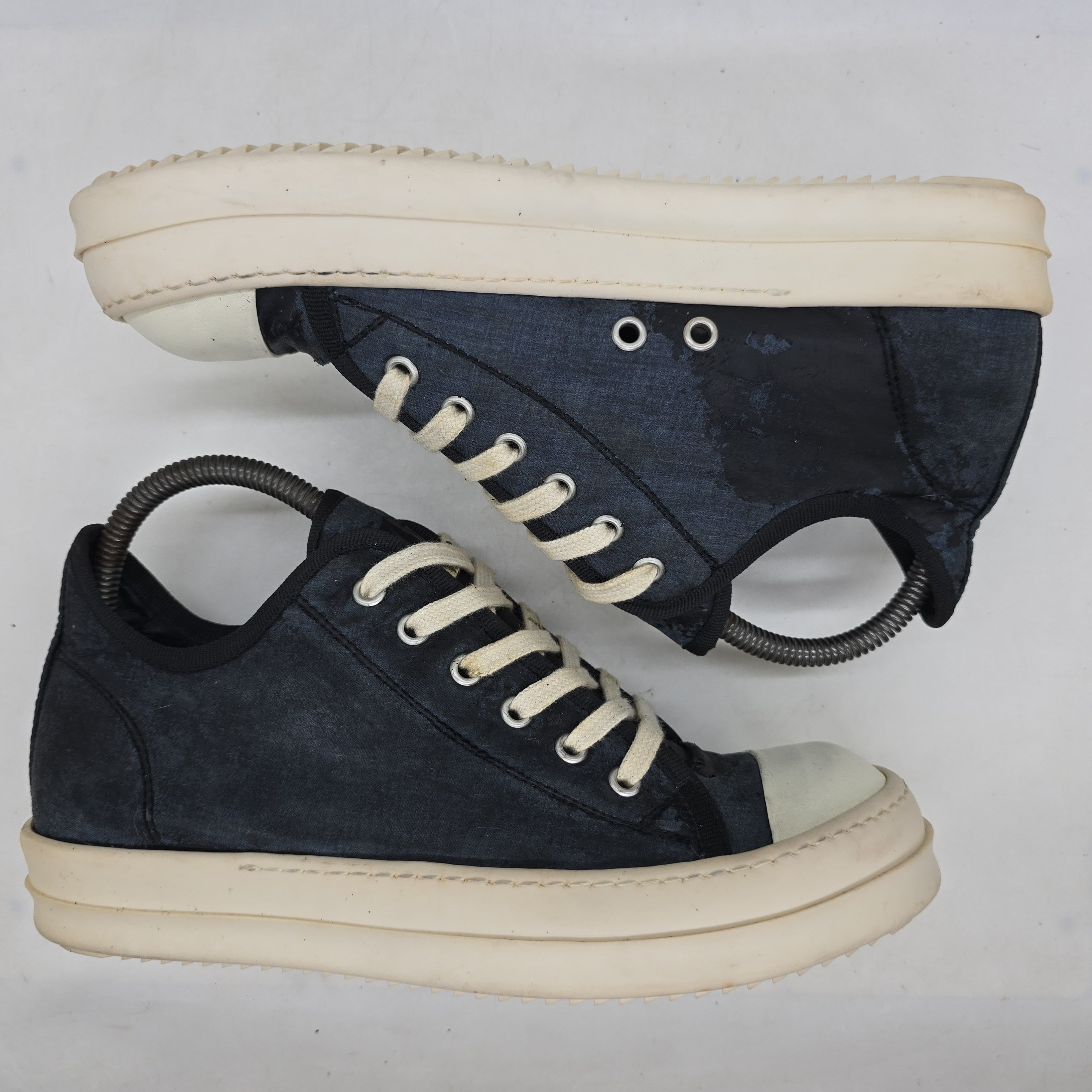 Rick Owens Drkshdw Rick Owens Drkshdw - Deteriorated Polyurethane Ramones Size US 9 / IT 39 - 6 Thumbnail