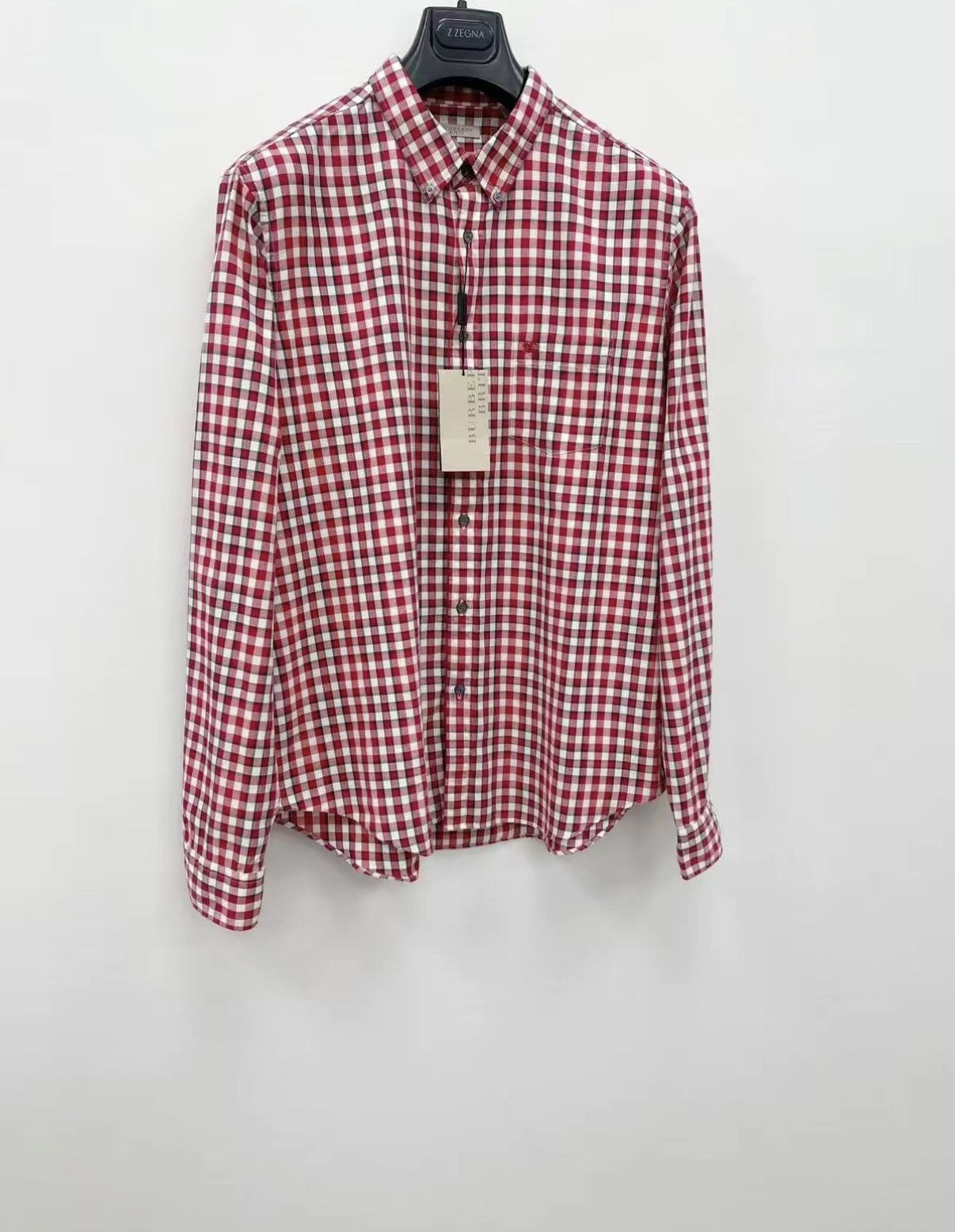 Burberry BURBERRY 100% Cotton Embroidered Long Sleeve Shirt J30 Size US XXL / EU 58 / 5 - 2 Thumbnail