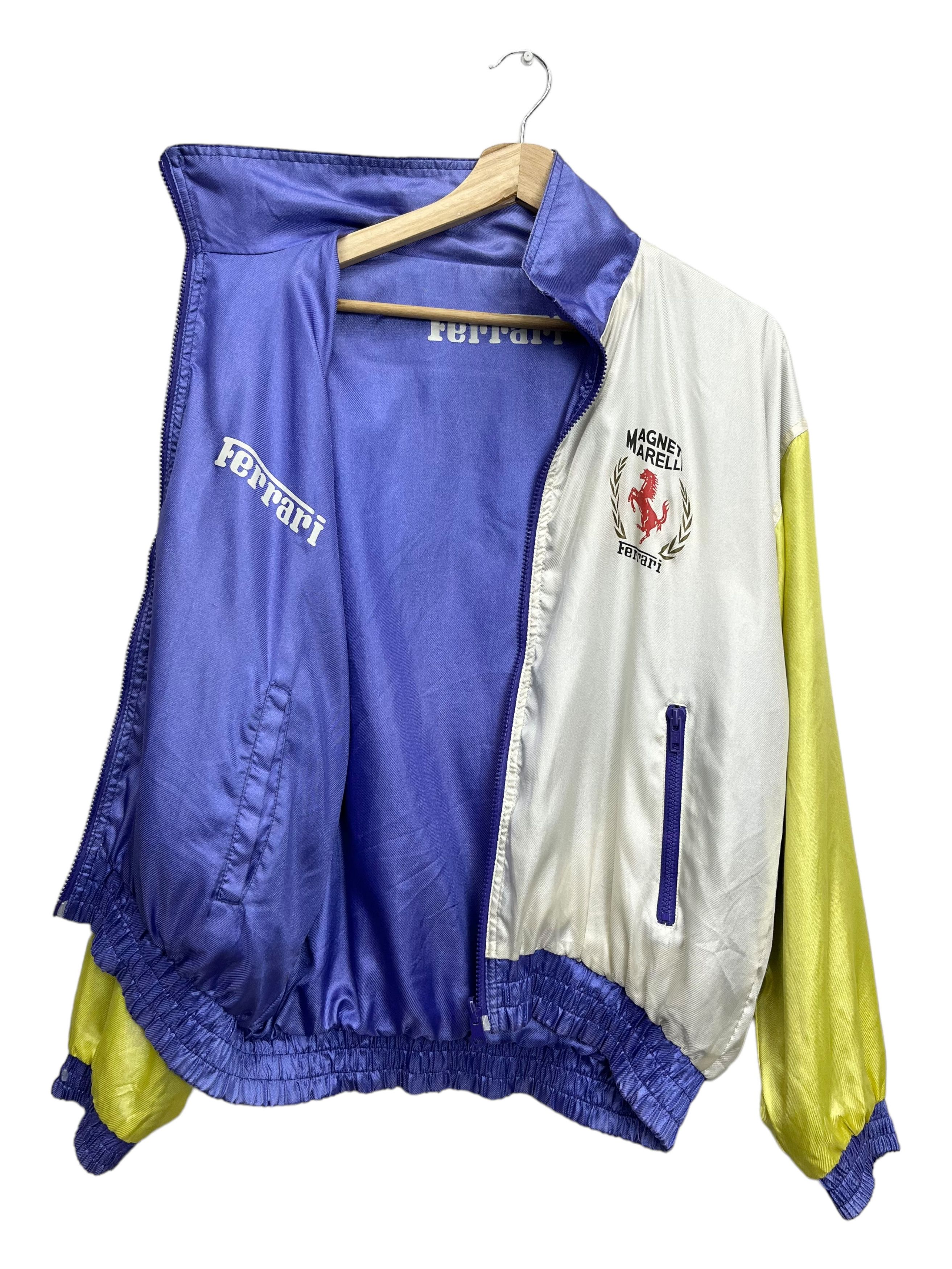 Ferrari 🔥Vintage 80’s FERRARI Nylon Reversible Windbreaker Jacket Size US M / EU 48-50 / 2 - 2 Thumbnail