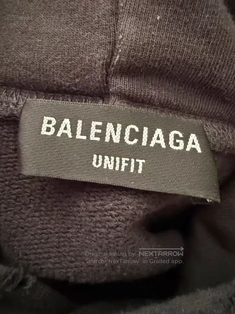 Balenciaga Balenciaga Flame Logo Hooded Sweatshirt Size US L / EU 52-54 / 3 - 3 Thumbnail