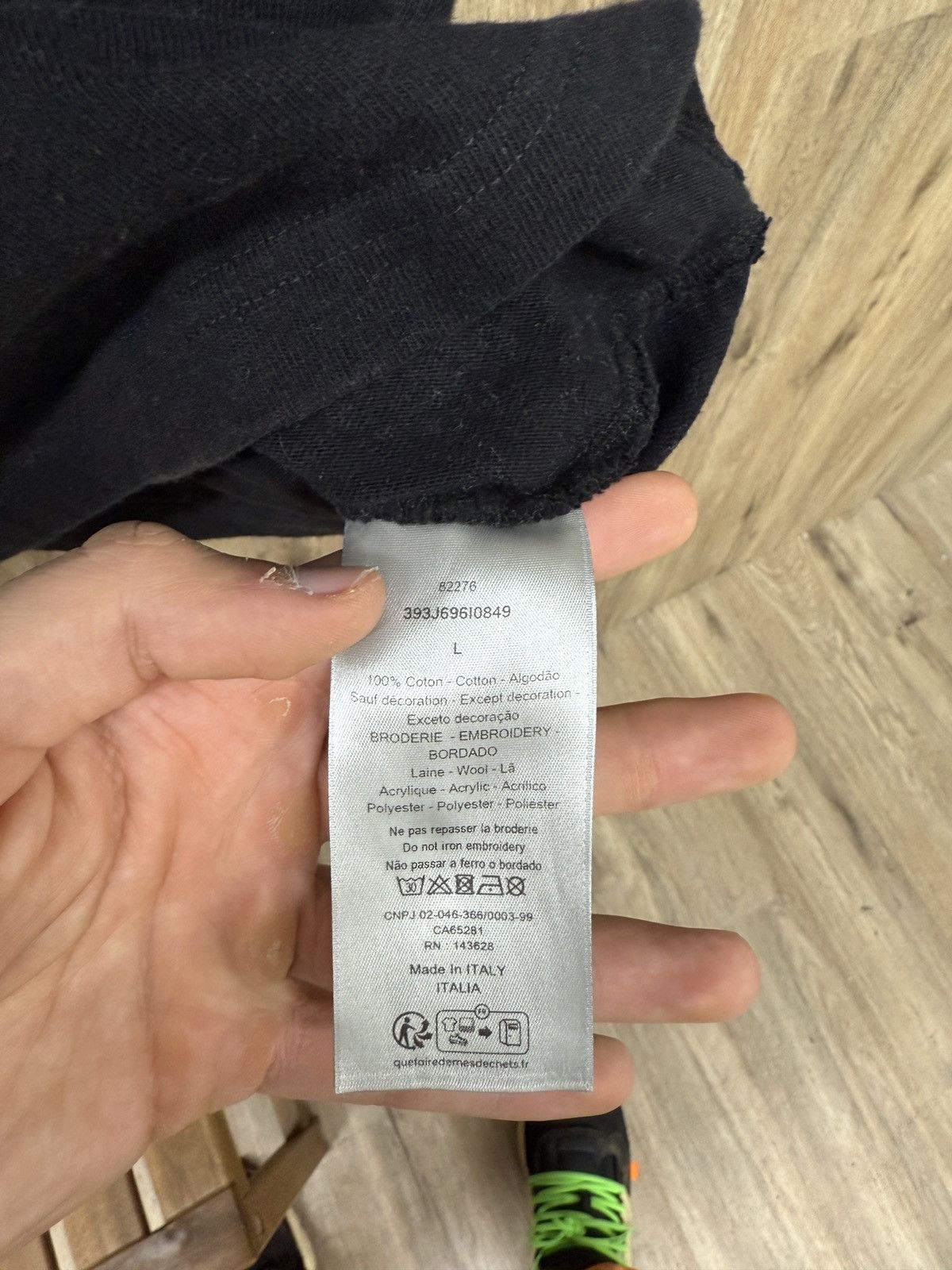 DENIM TEARS × Dior Dior tears Black Short Sleeve Size US L / EU 52-54 / 3 - 7 Thumbnail