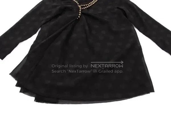 Junya Watanabe Junya Watanabe Black vintage beaded knit top Size S / US 4 / IT 40 - 8 Thumbnail