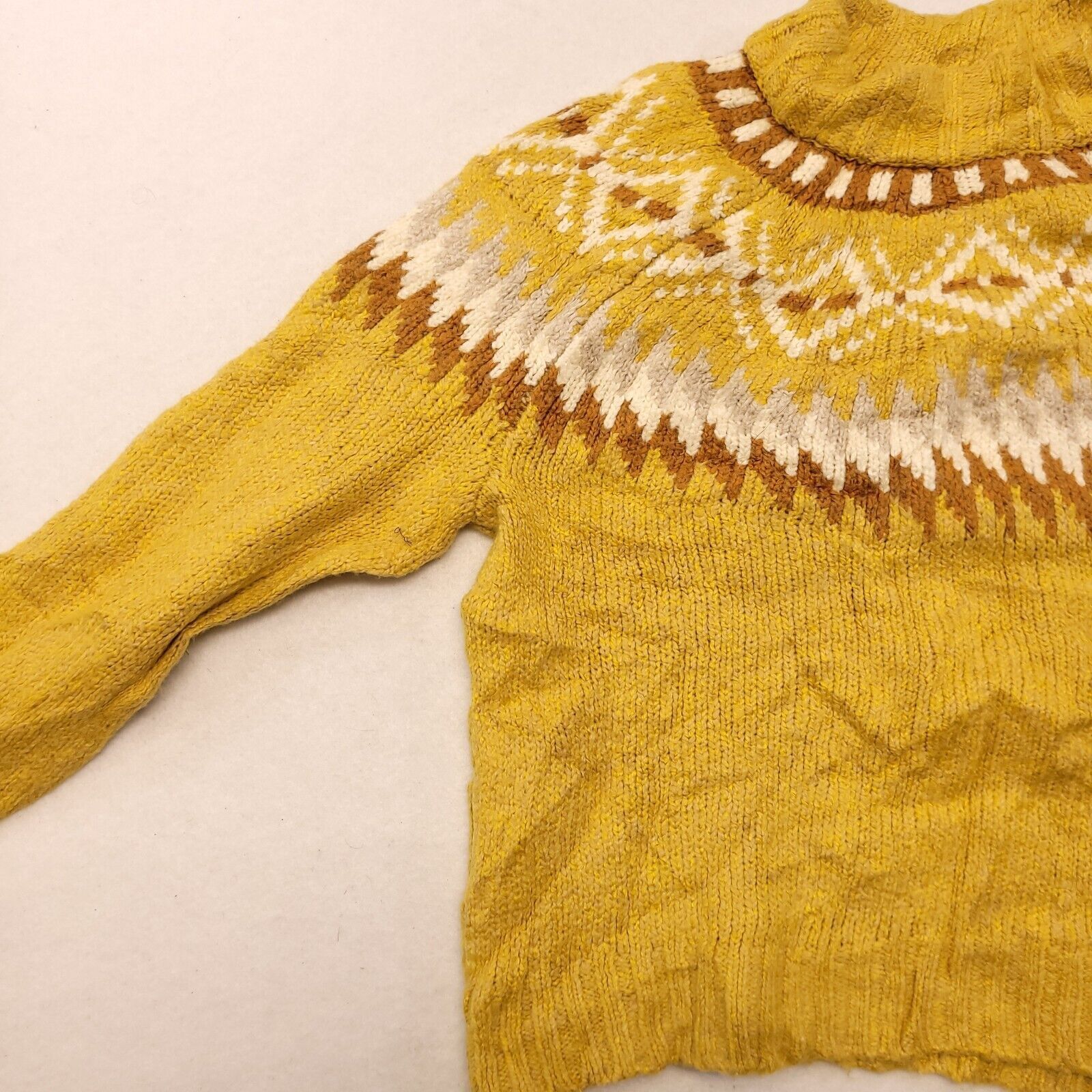 American Eagle Outfitters American Eagle Pullover Cotton Sweater Womens Size S Yellow Size S / US 4 / IT 40 - 4 Thumbnail