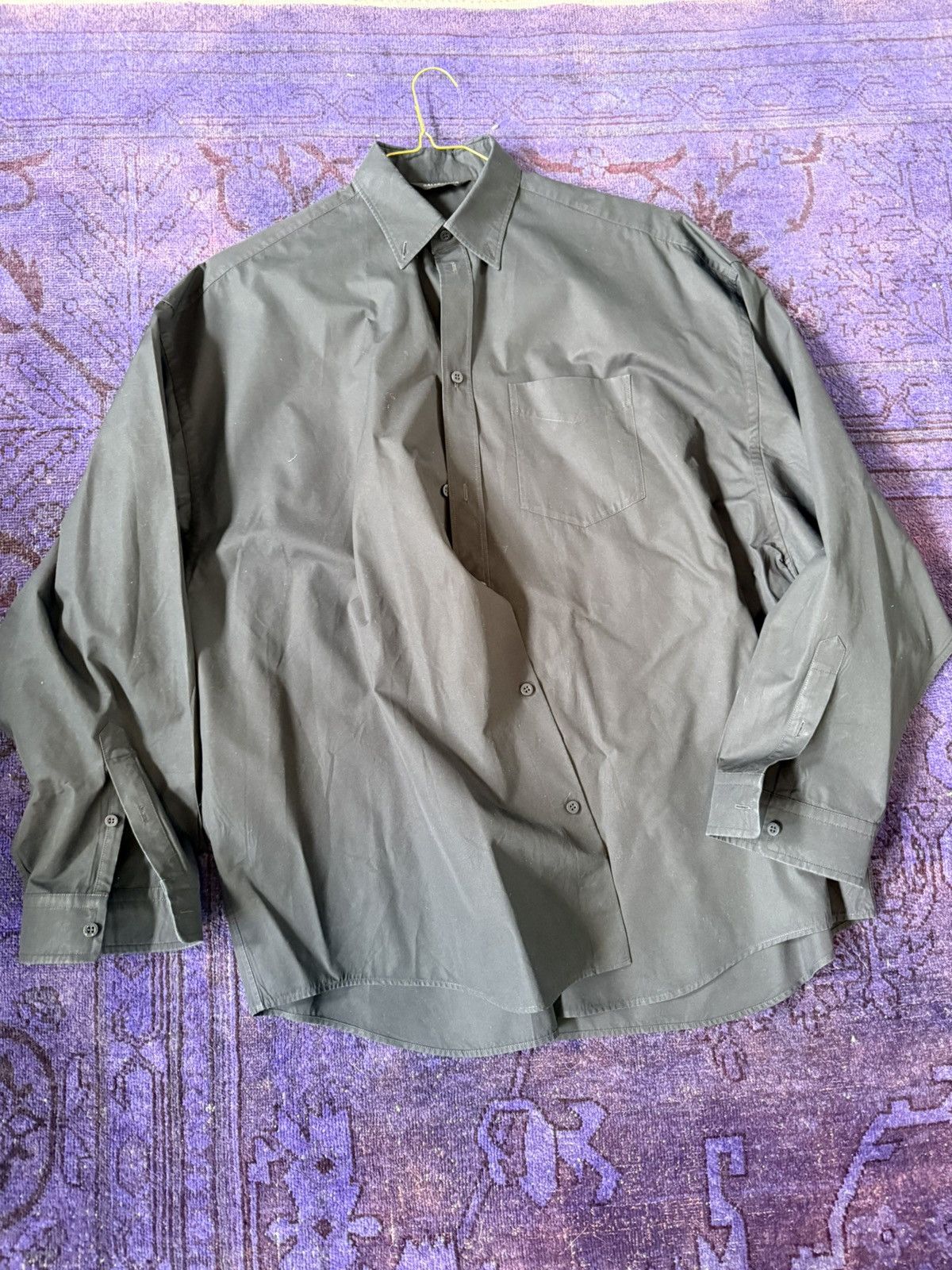 Balenciaga Balenciaga Back Logo Button-Down Shirt — size 3 — Oversized Size US L / EU 52-54 / 3 - 2 Thumbnail